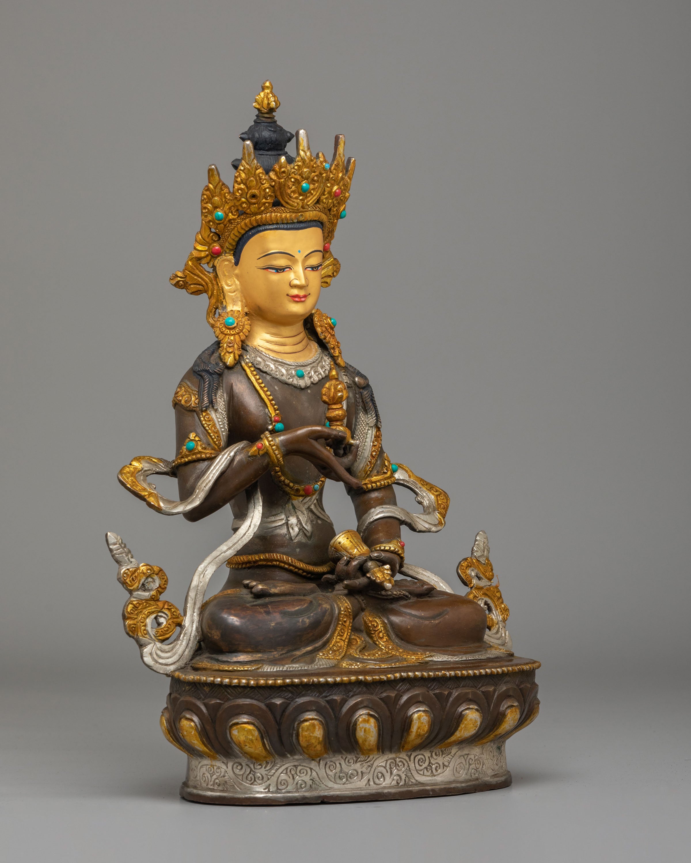 Tibetan Vajrasattva Deity Sculpture | Symbol of Purification