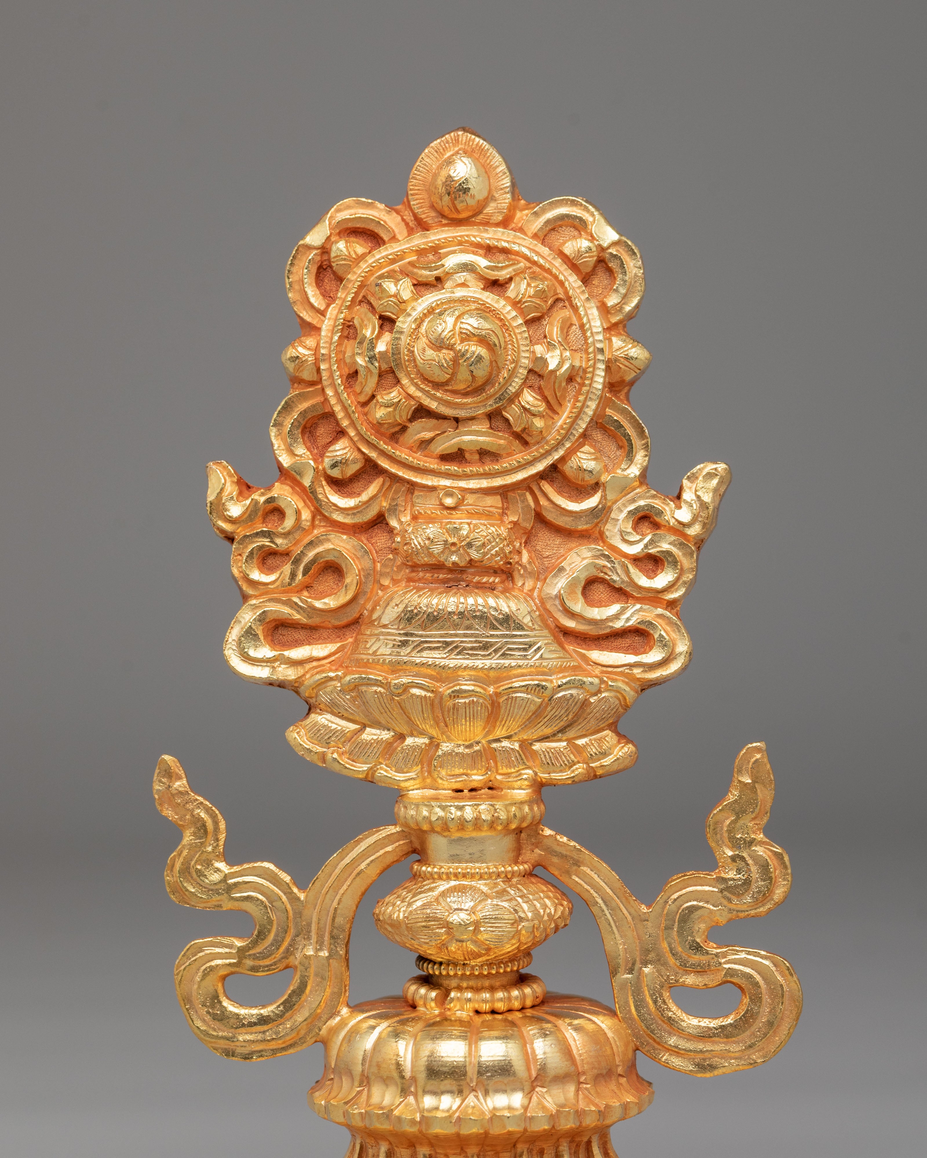 Eight Auspicious Symbols of Buddhism | Gold Plated Ashtamangala