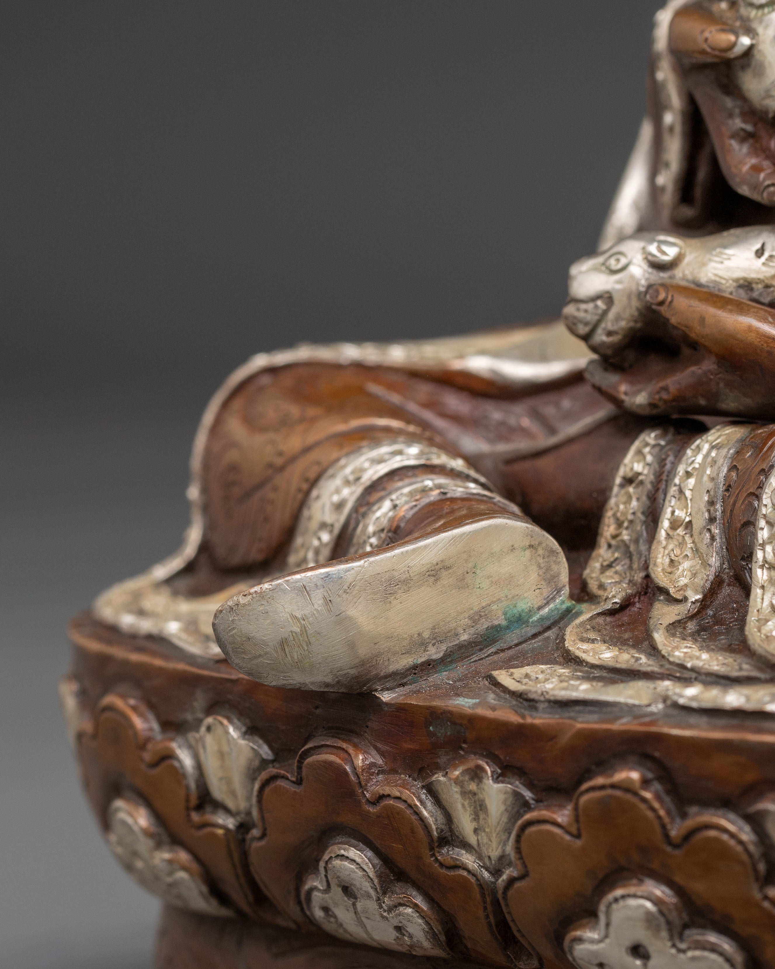 Guru Orgyen Norla Statue | Himalayan Padmasambhava Altar Decor