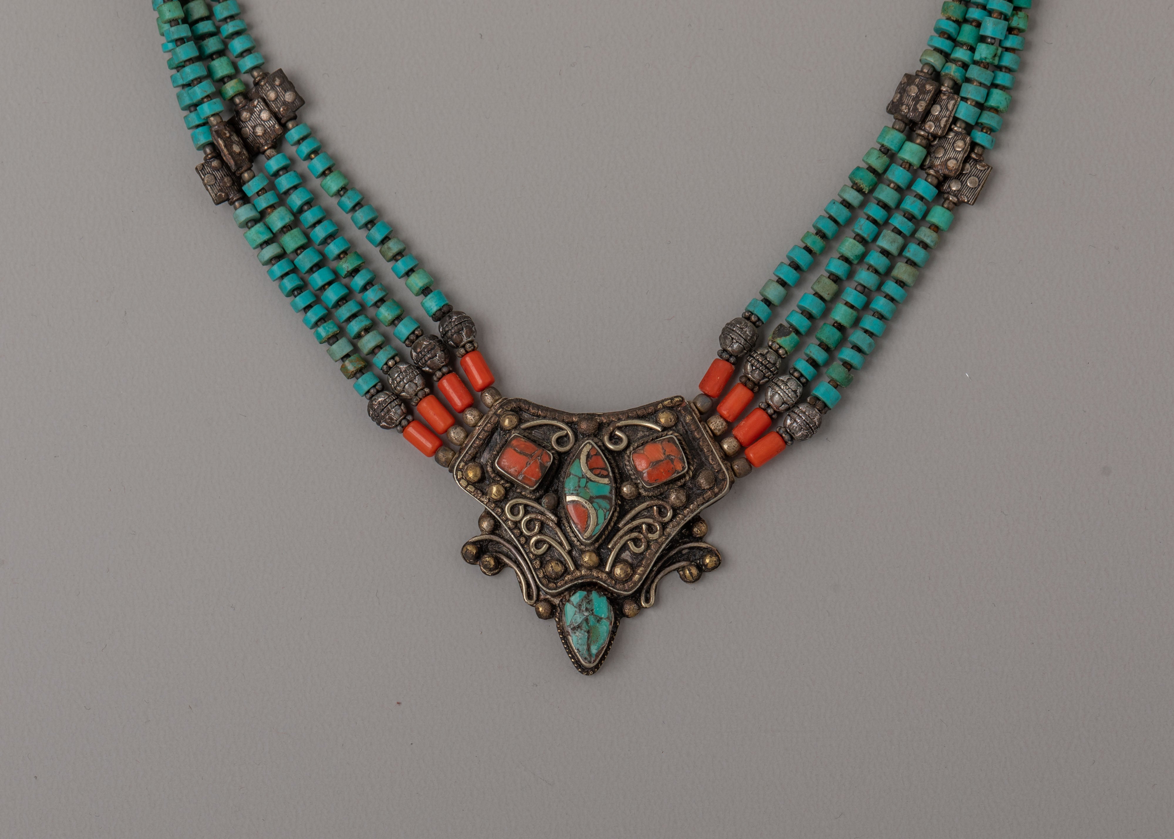 Handmade Tibetan Necklace | Spiritual Jewelry