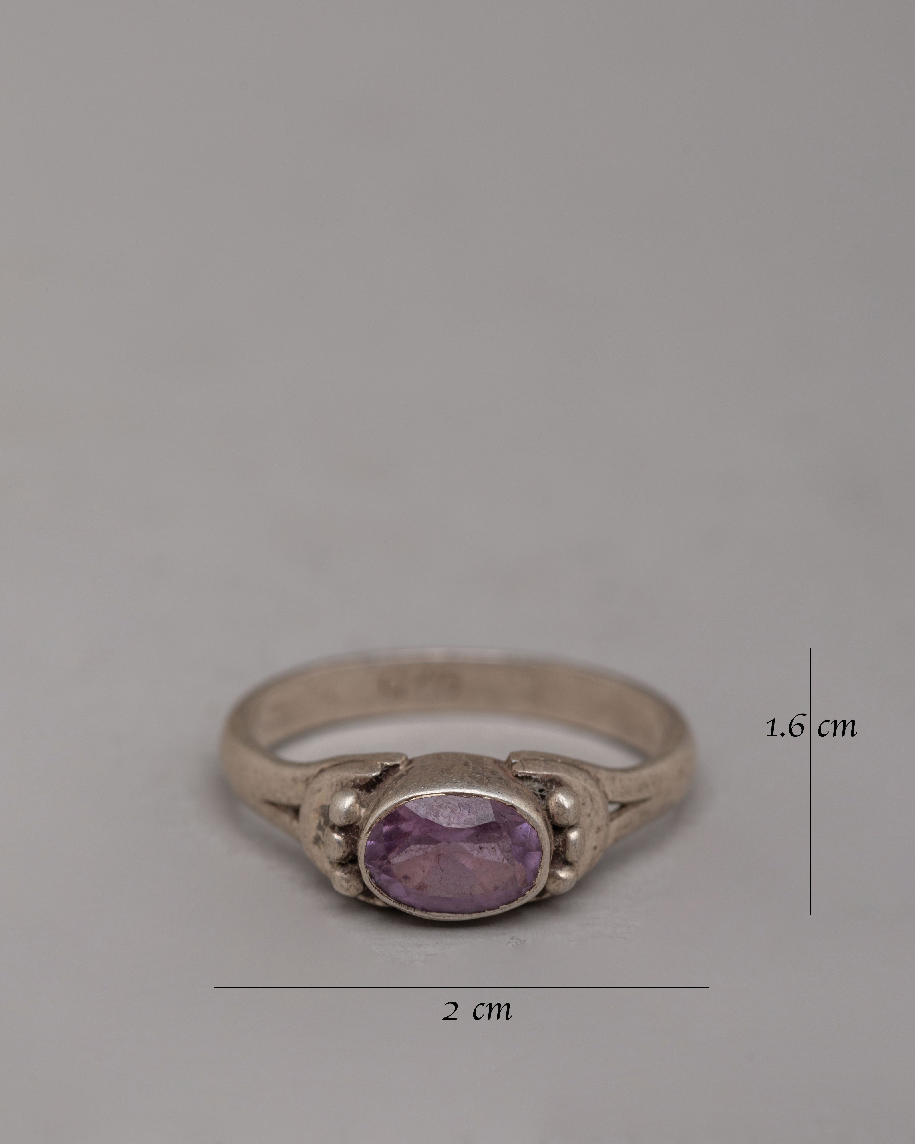 Himalayan Ring | Natural Stone Zircon Jewelry