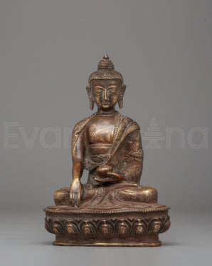 Spiritual Tibetan Shakyamuni Buddha Statue