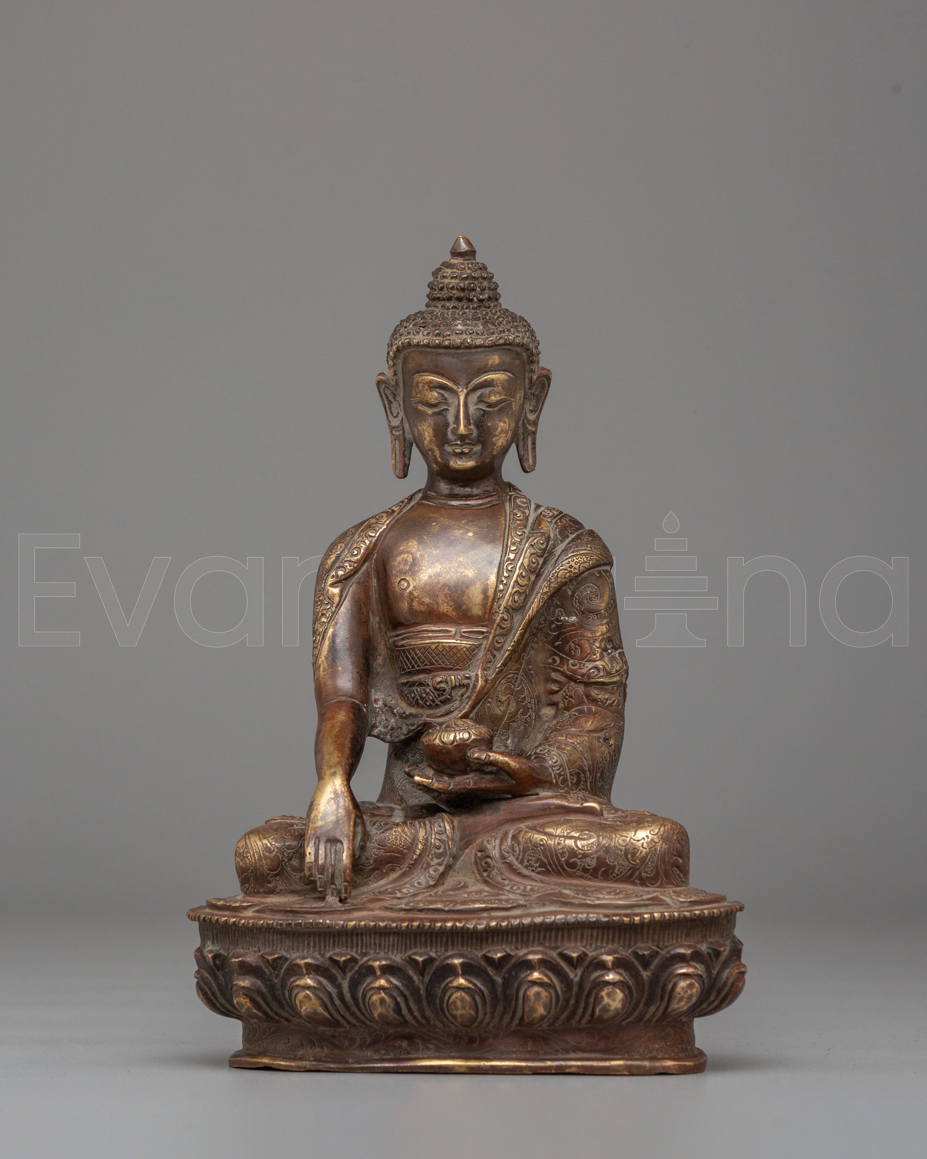 Spiritual Tibetan Shakyamuni Buddha Statue