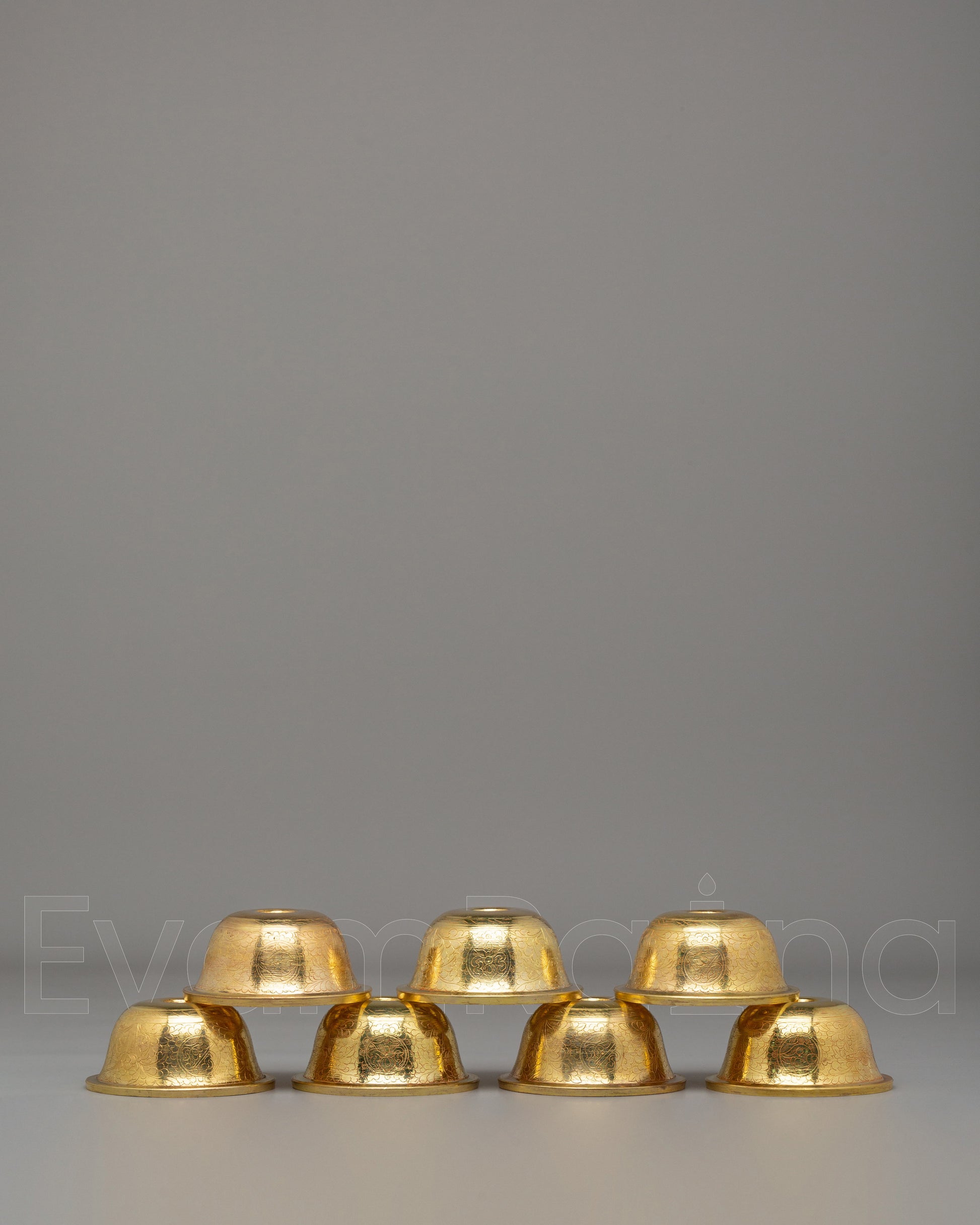 Tibetan Offering Bowl Set For Blessings