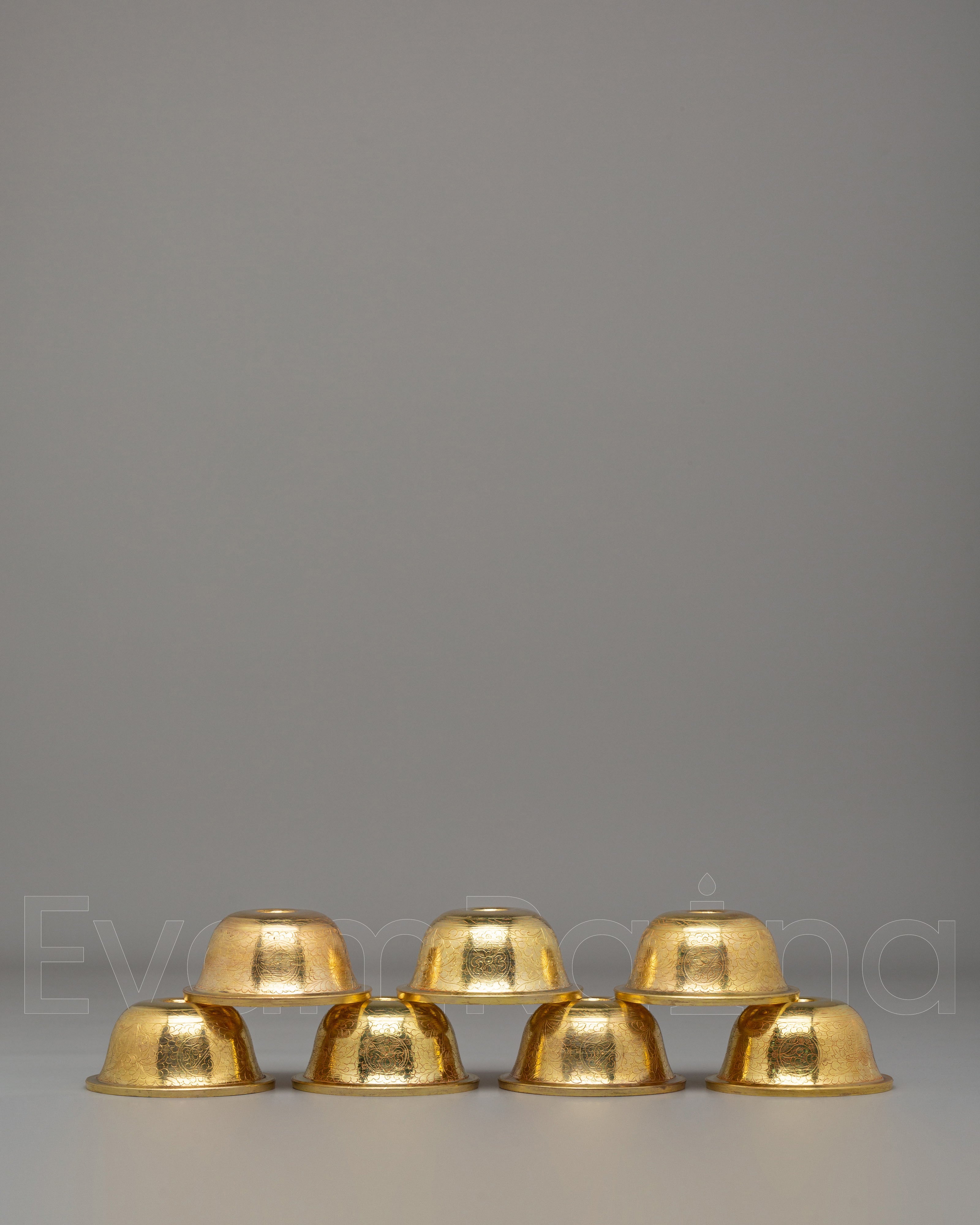 Tibetan Offering Bowl Set For Blessings