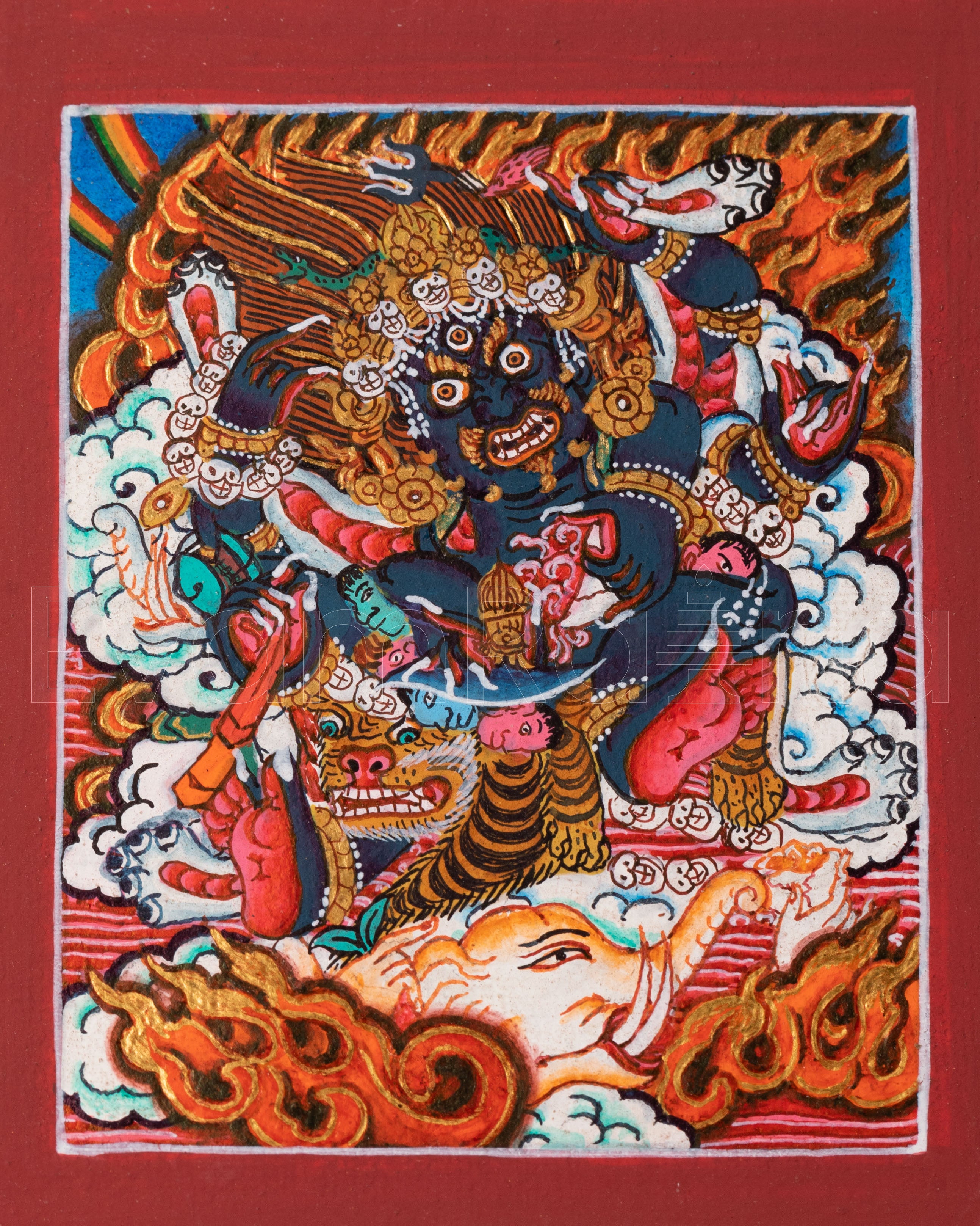 Mahakala Thangka locket