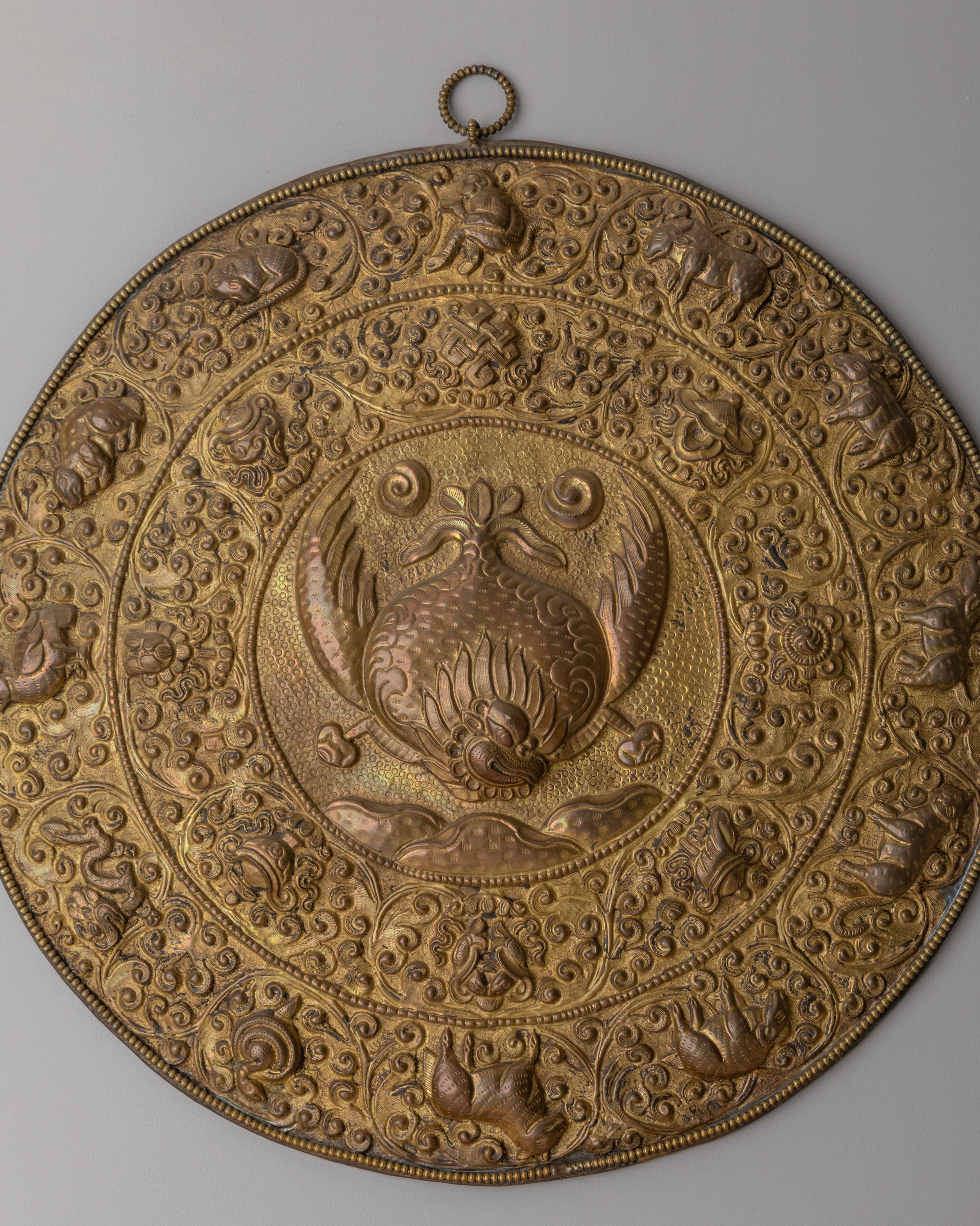 Auspicious Symbol Mandala Wall Hanging | Sacred Decor