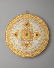 Pancha Buddha Mandala Wall Hanging