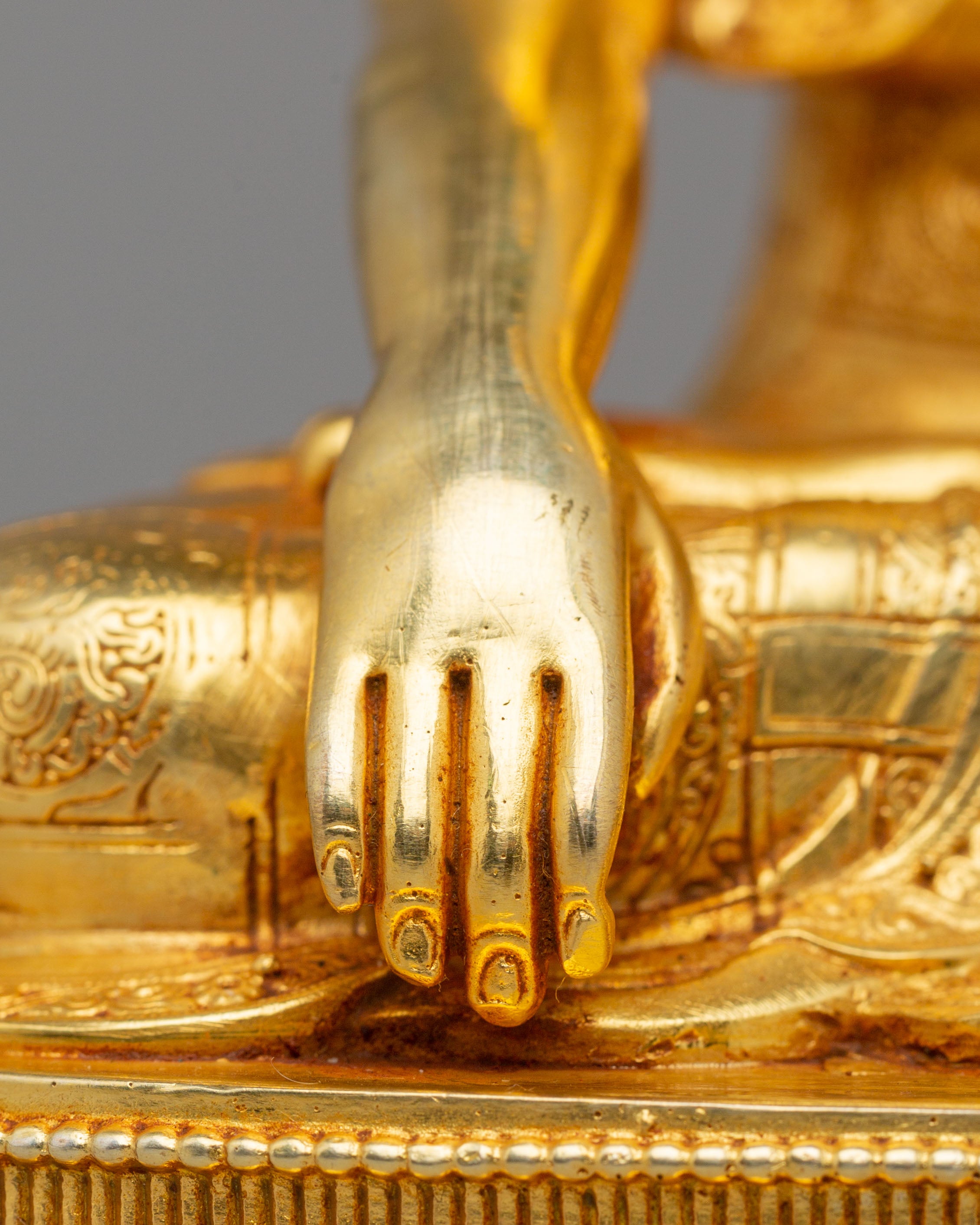 Handmade Three Buddha Statue Set | Shakyamuni, Amitabha & Medicine Buddha