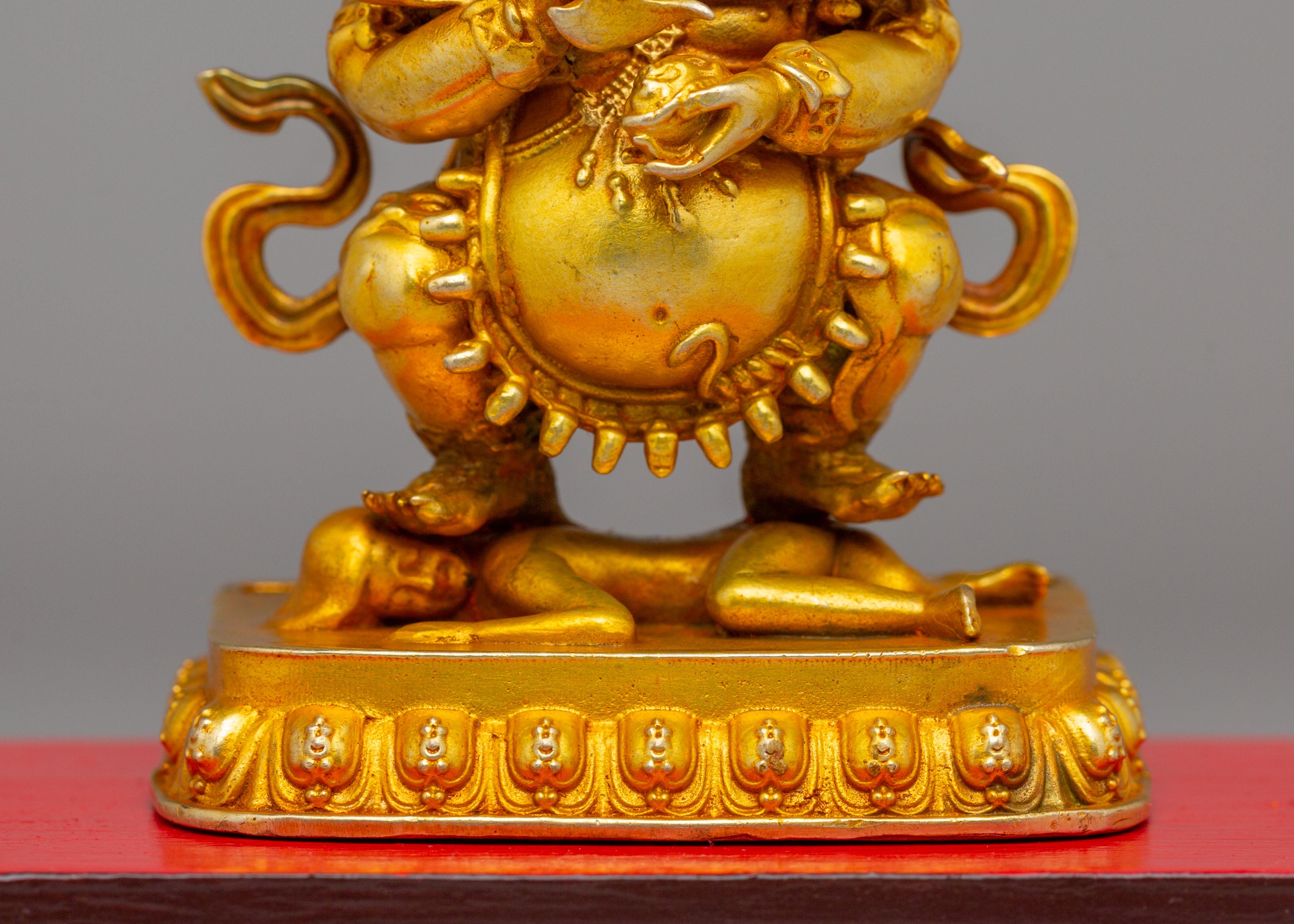 Traditional Shakya Mahakala Statue | Tibetan Buddhist Protector Sculpture