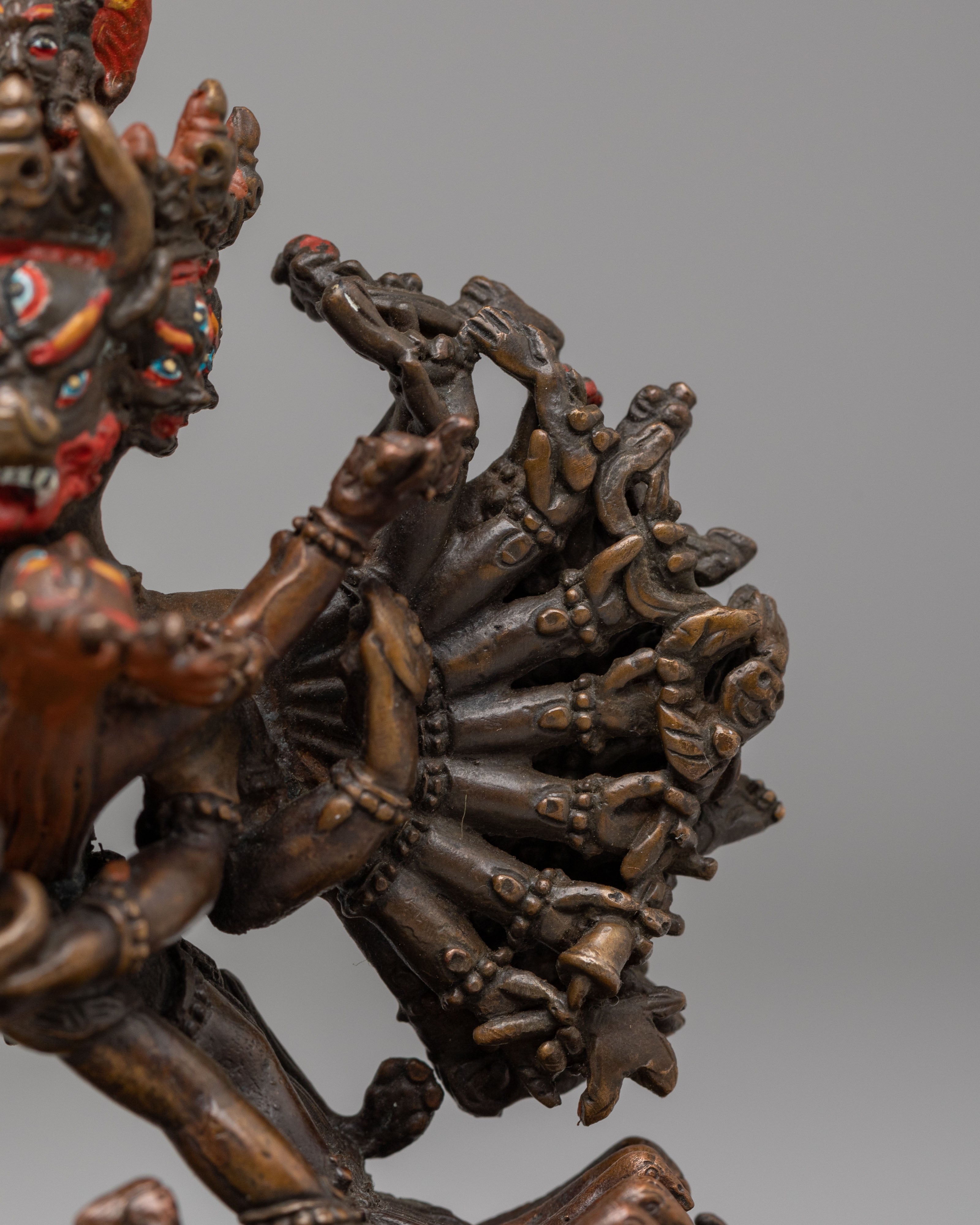 Sacred Yamantaka Statue | Wrathful Protector Deity