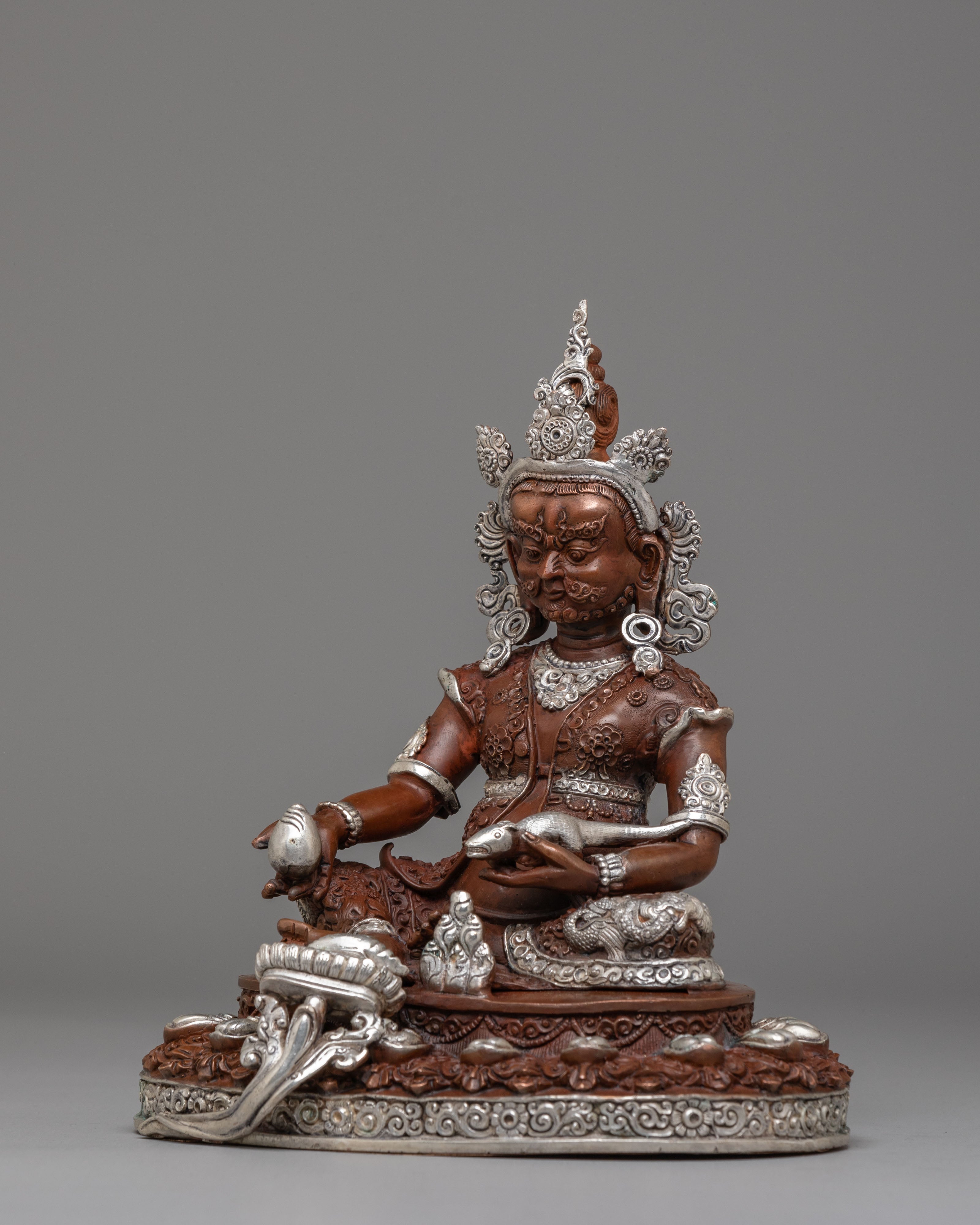 Machine Made Dzambhala Figurine | Ideal for Rituals and Meditation