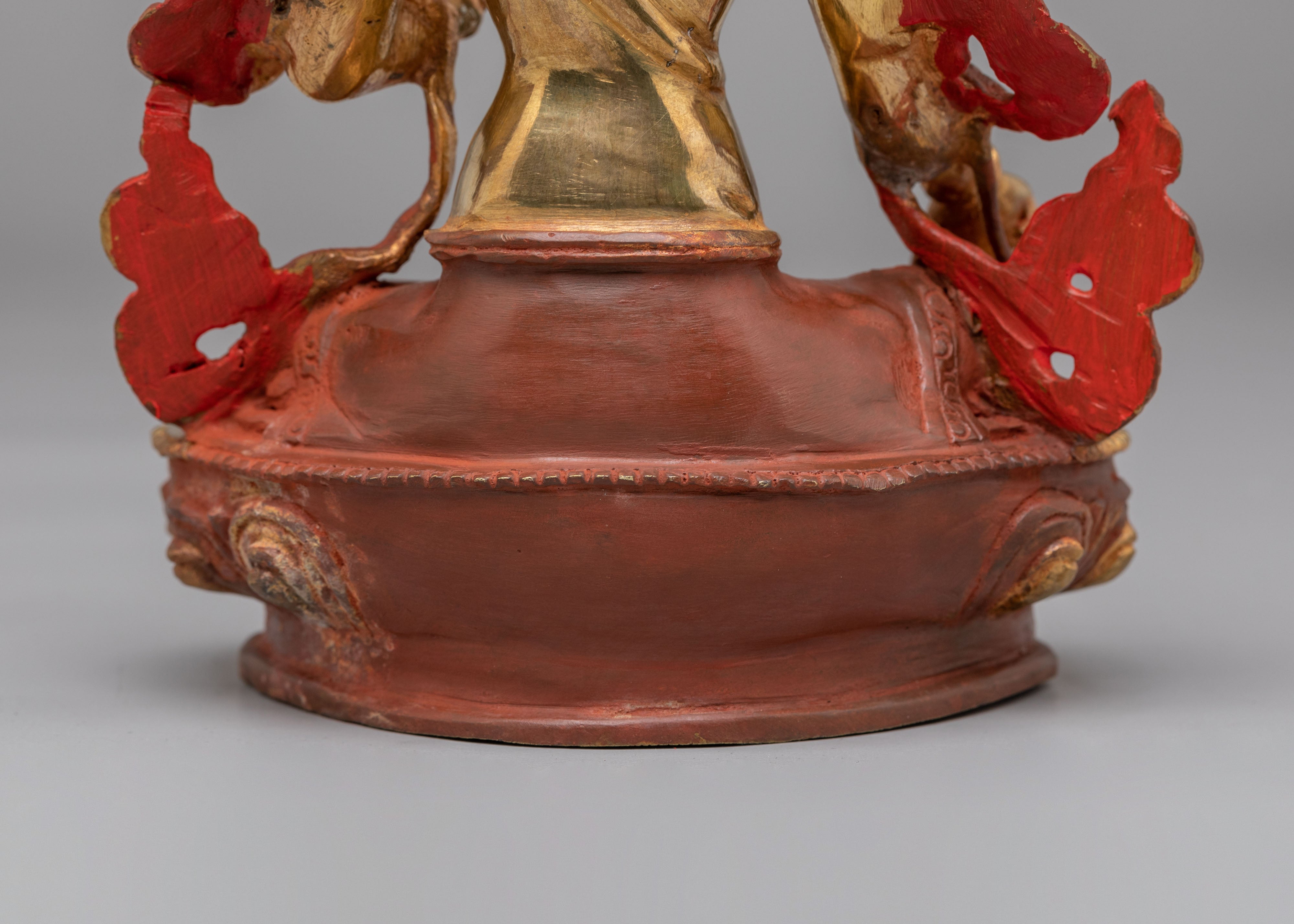 Enlightened Green Tara Goddess Statue | Buddhist Altar Decor
