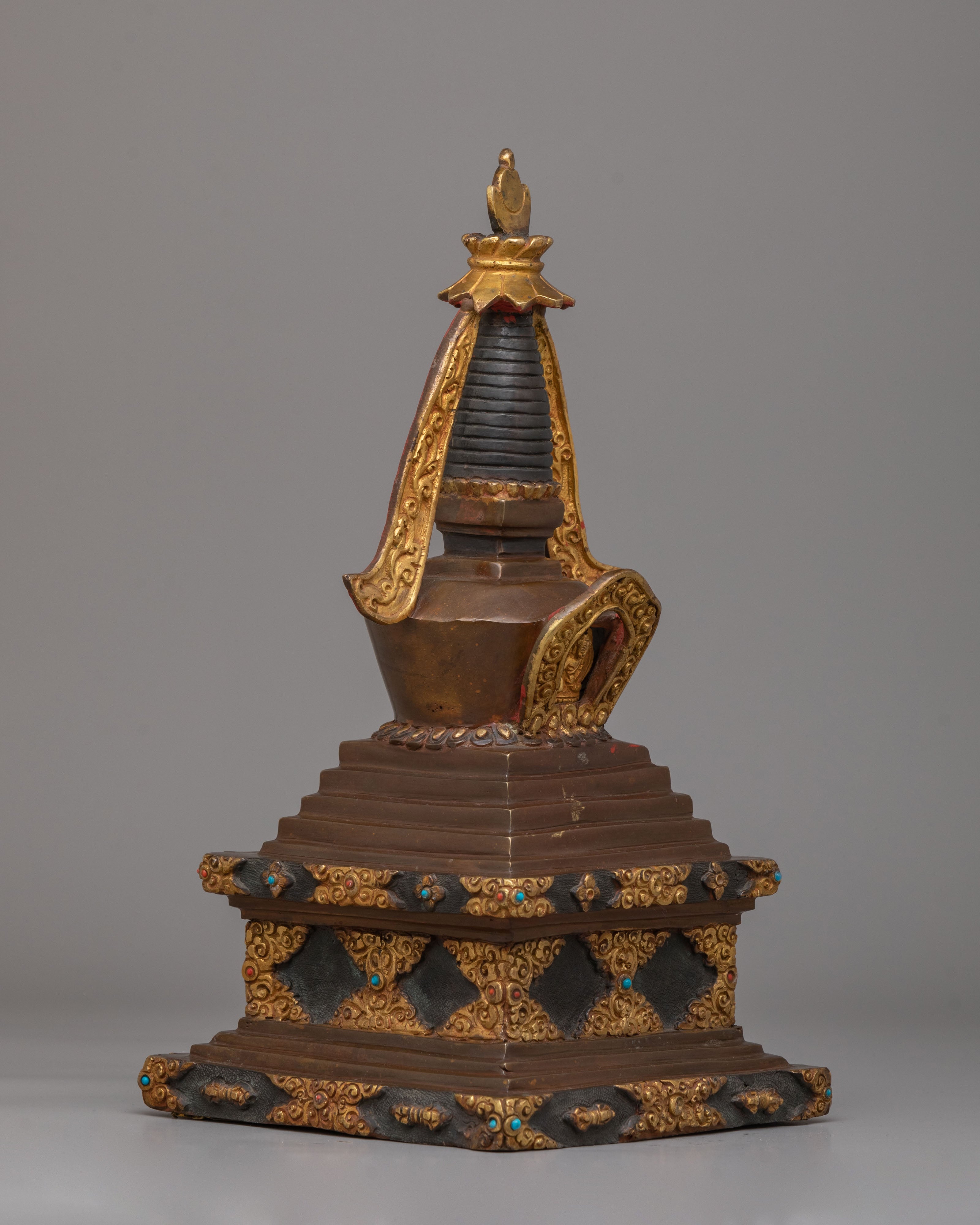 Ritual Altar Enlightenment Stupa | Himalayan Sacred Decor