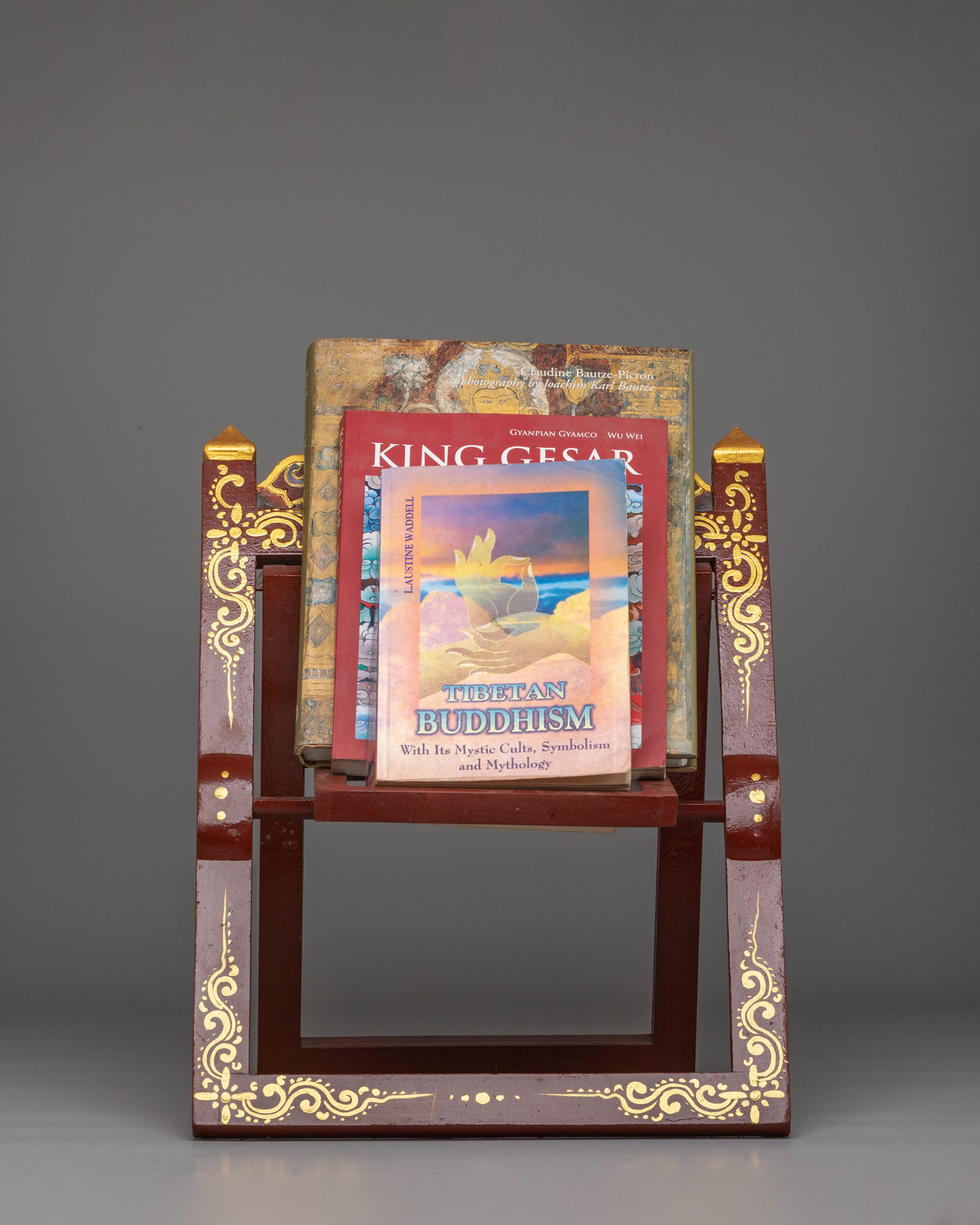Decorative Book Stand | Handcrafted Spiritual Decor