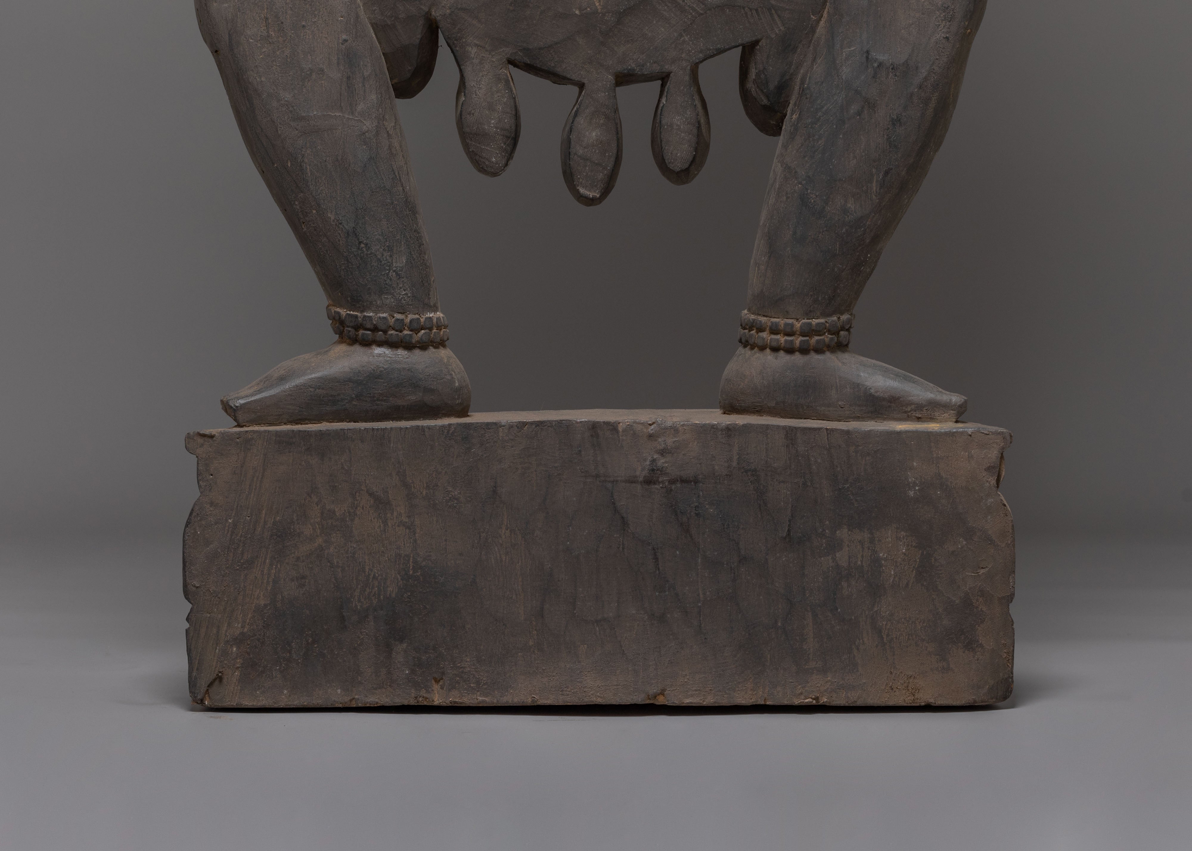 Mahakala Protective Deity Statue | Wooden Mahakala Statue for Home Decor
