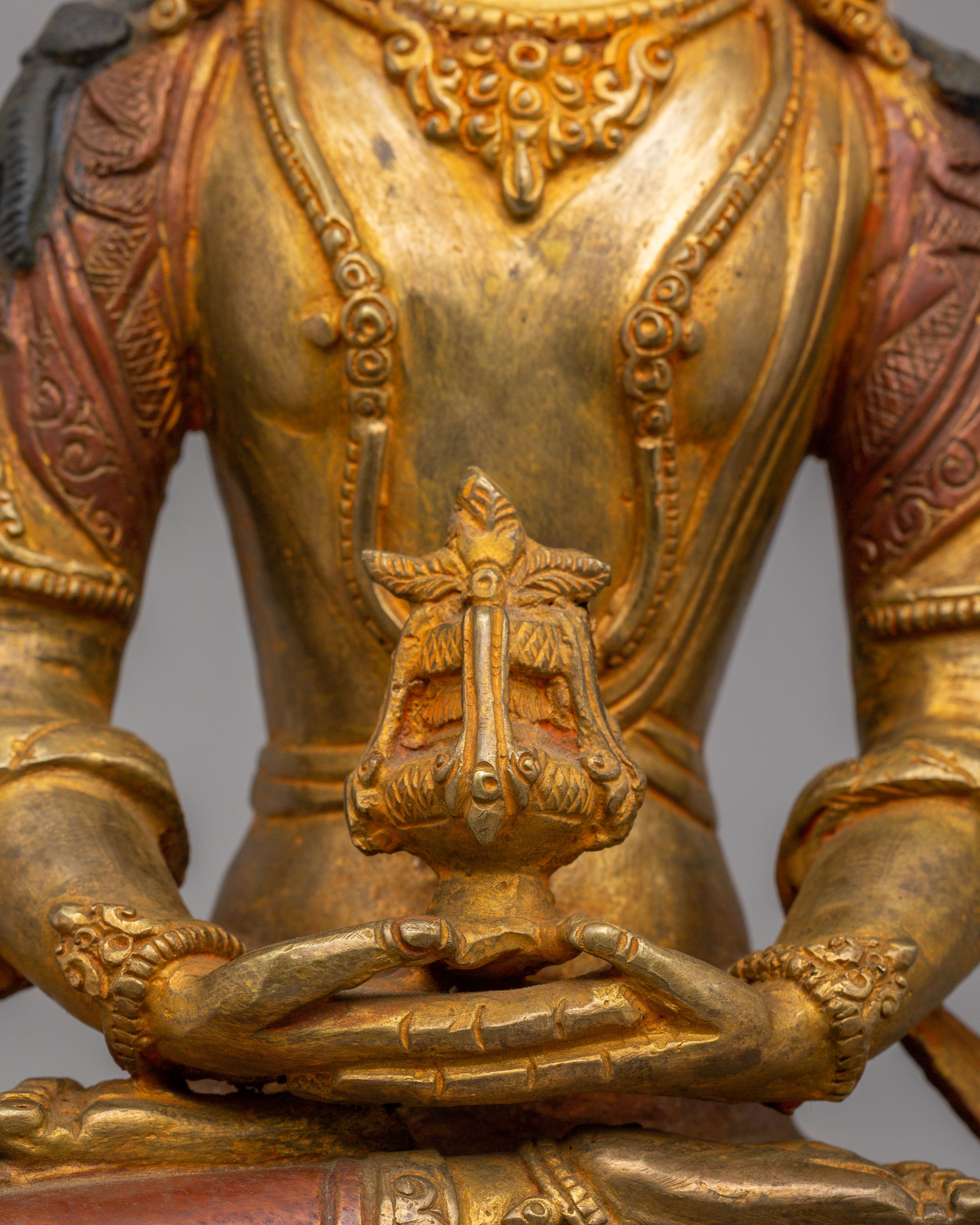 Tibetan Longevity Amitayus Statue | Meditation Altar Decor