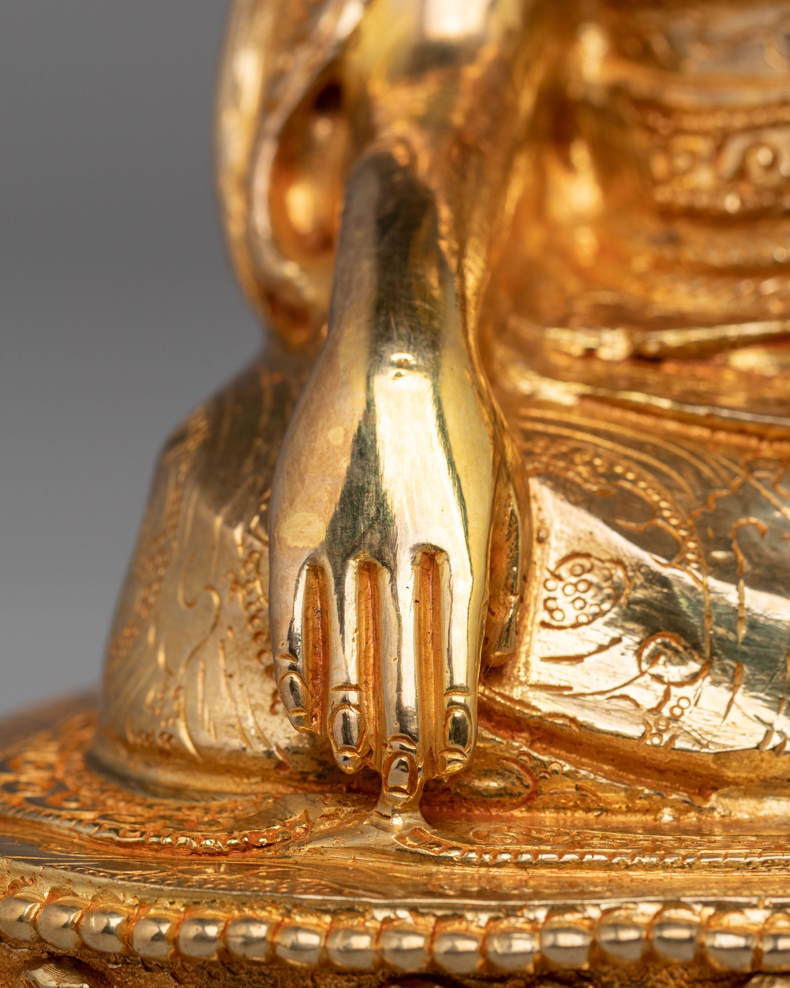 Handcrafted Guru Shapdum Statue | Tibetan Spiritual Master