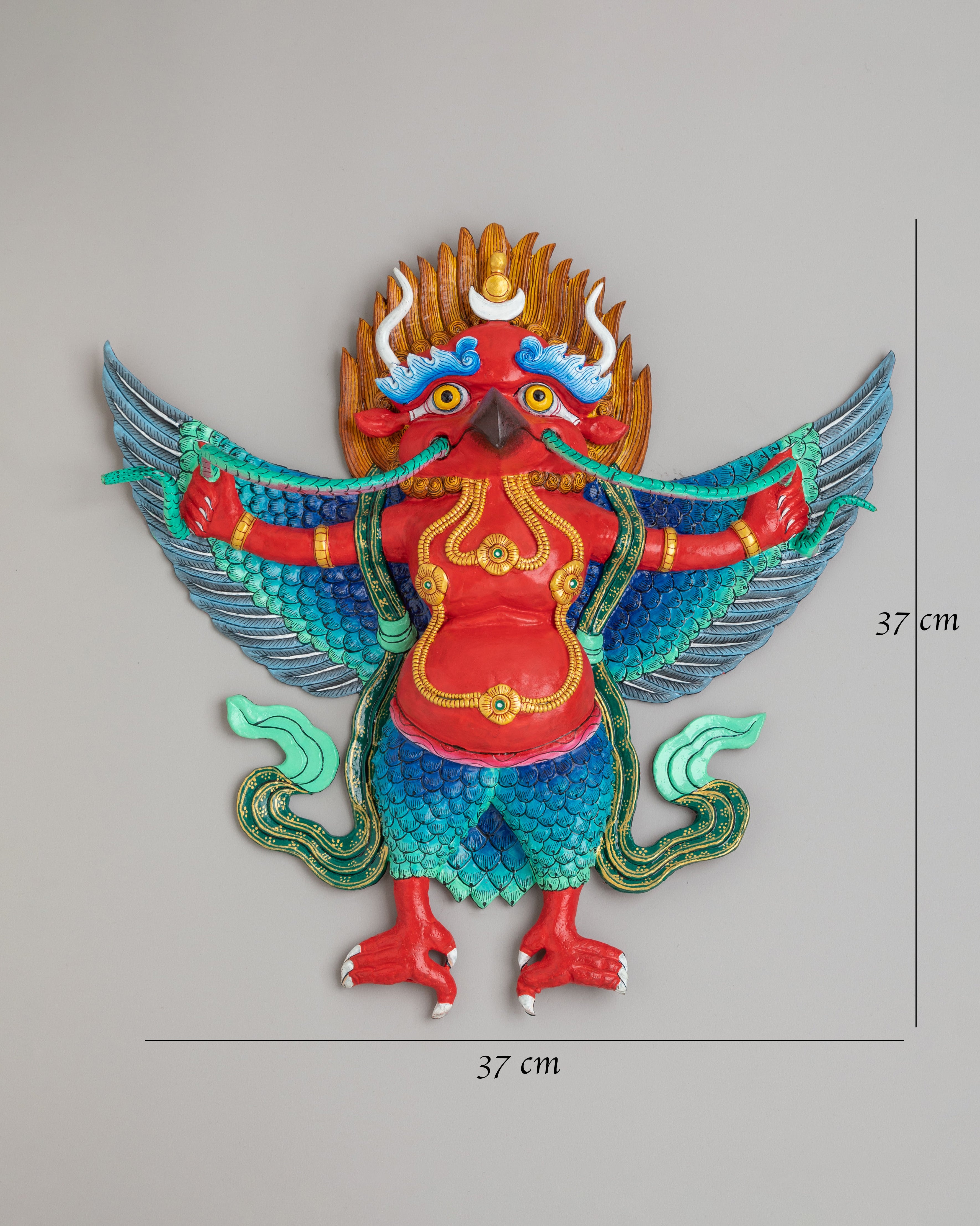 Spiritual Altar Garuda Wall Hanging | Handcrafted Decorative Piece