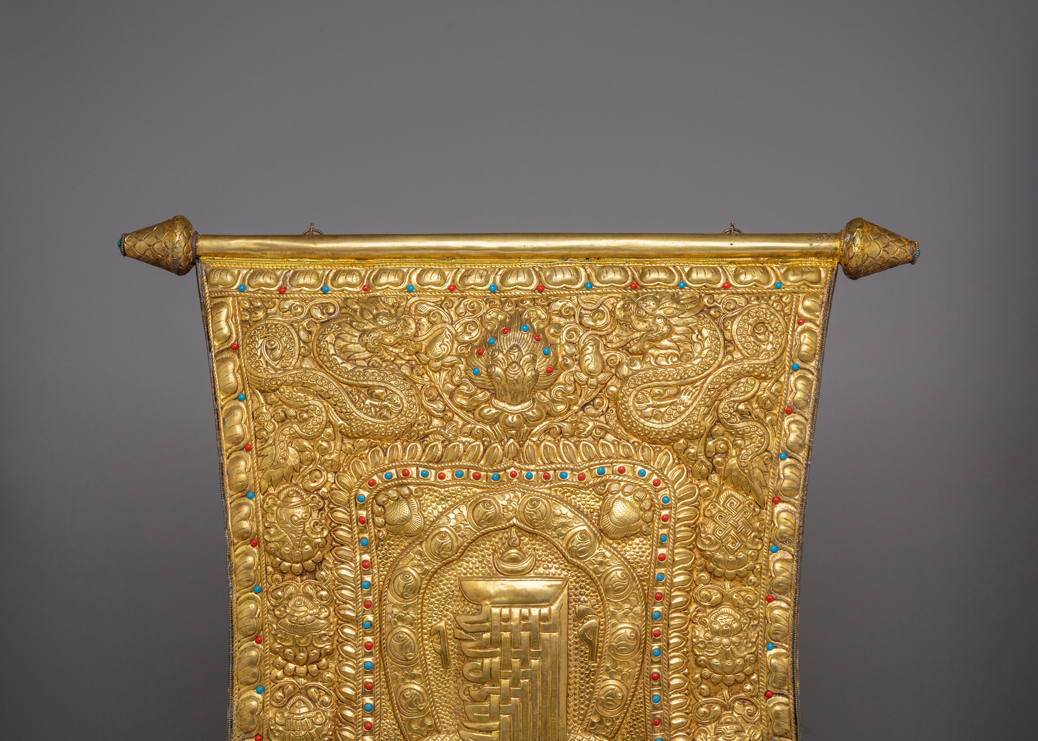 Kalachakra Metal Wall Hanging | Tibetan Buddhist Symbol