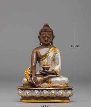 Handmade Medicine Buddha Statue With Healing Power | Tibetan Buddhist Healing Deity