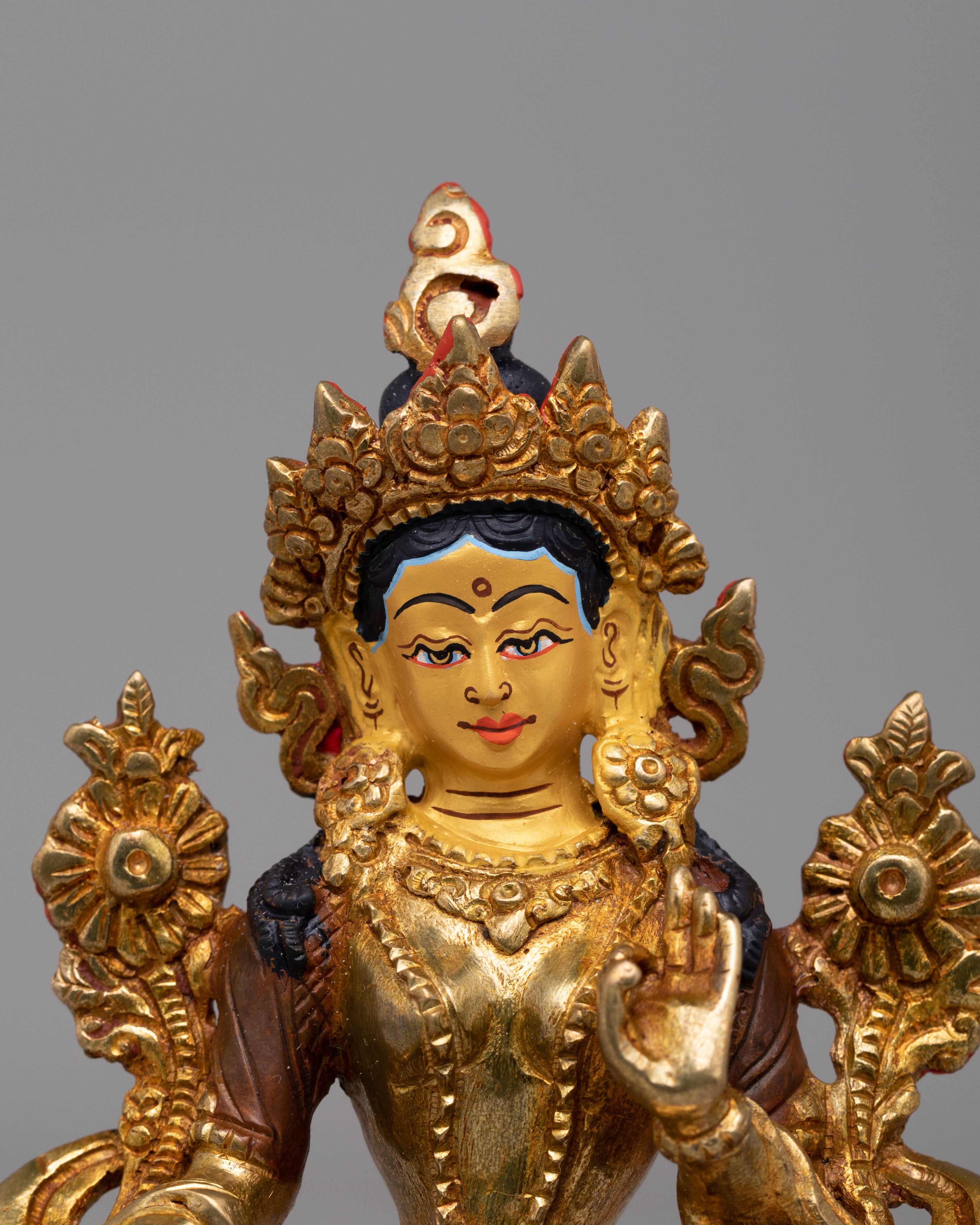 Healing Goddess Green Tara Statue | Embrace Divine Compassion and Protection