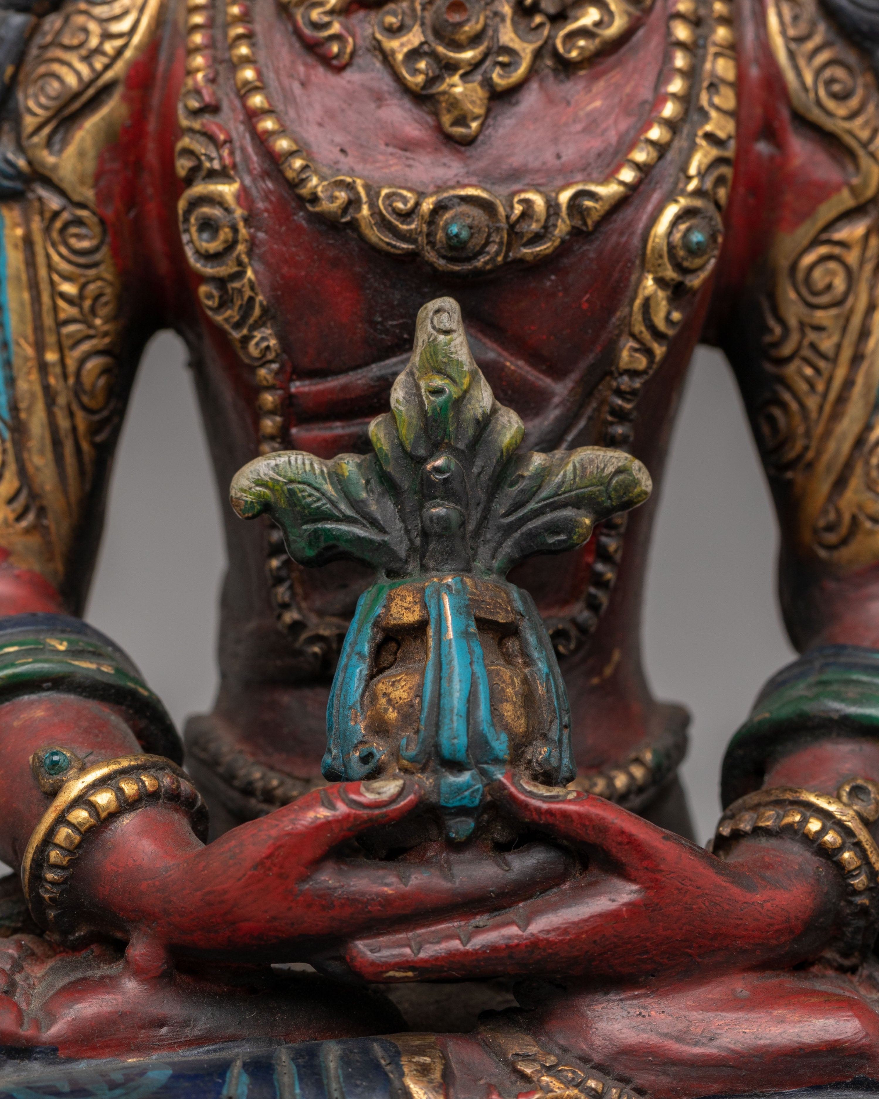Handmade Amitayus Sculpture | Tibetan Deity of Longevity
