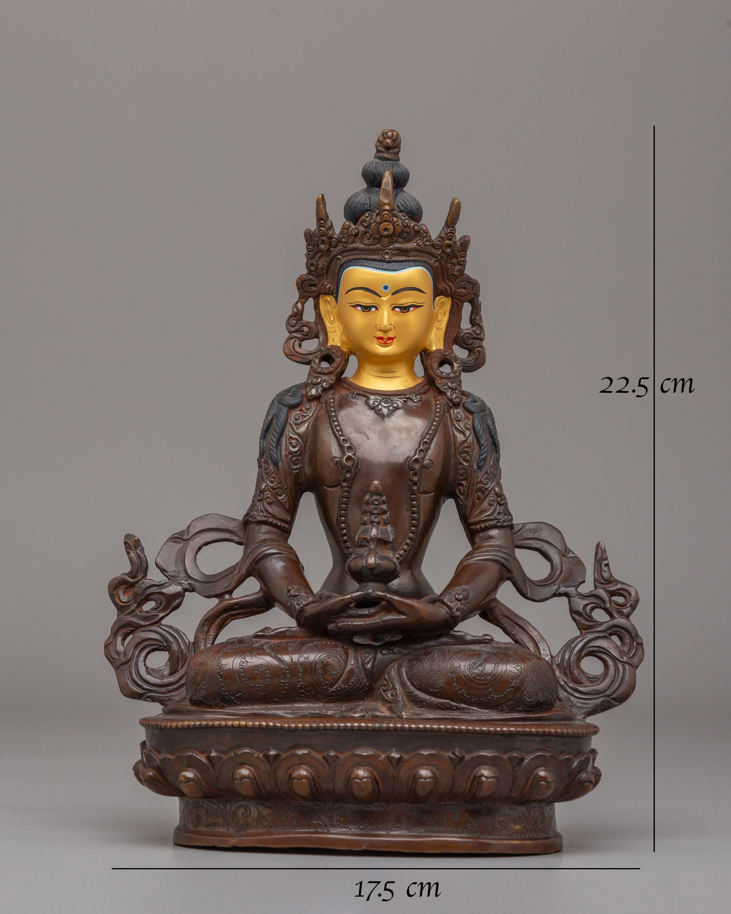 Traditional Altar Amitayus Statue | Symbol of Infinite Life and Compassion