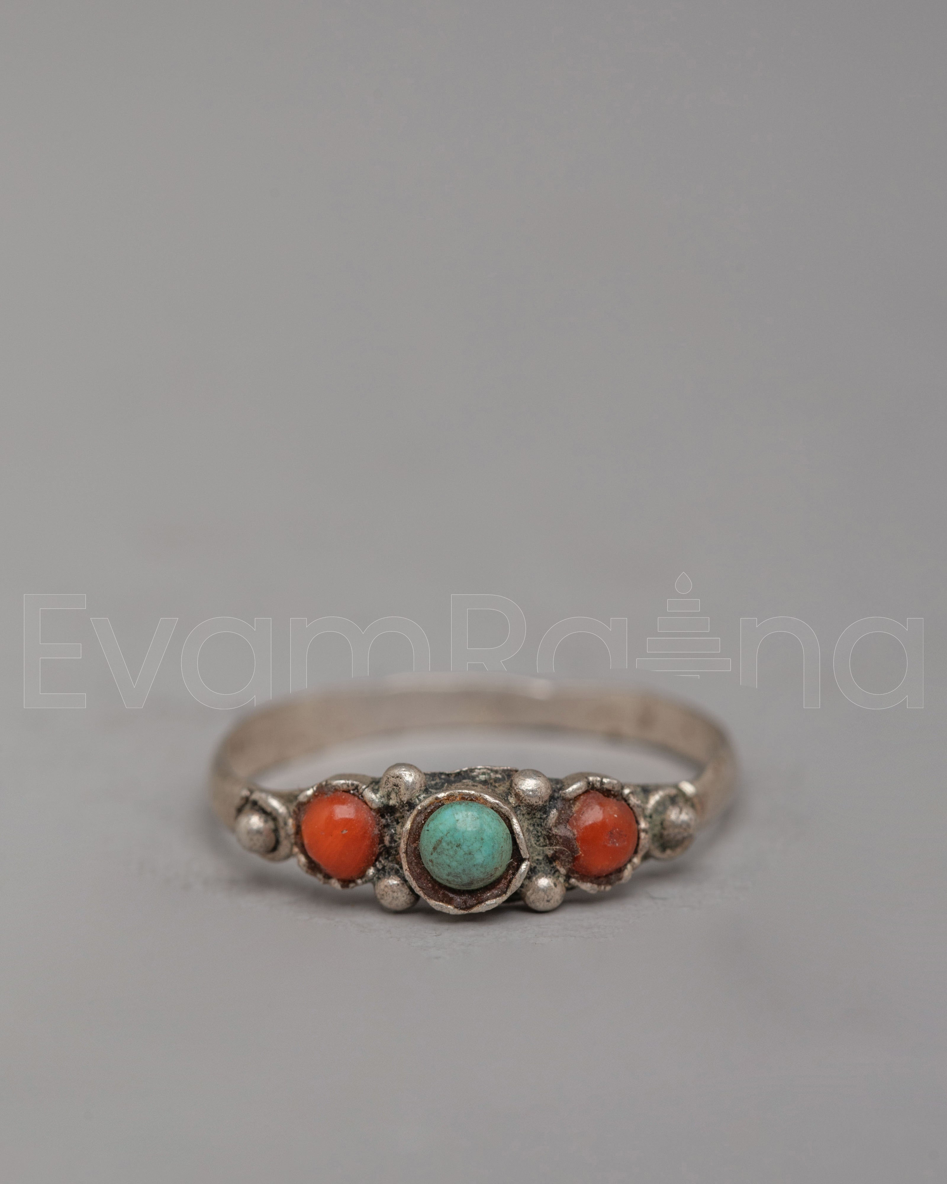 Handcrafted Stone Ring 