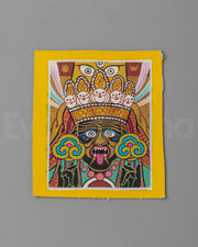 Buddhist Zashi Lhamo Locket of Thangka