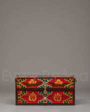 Tibetan Altar Box with Statue