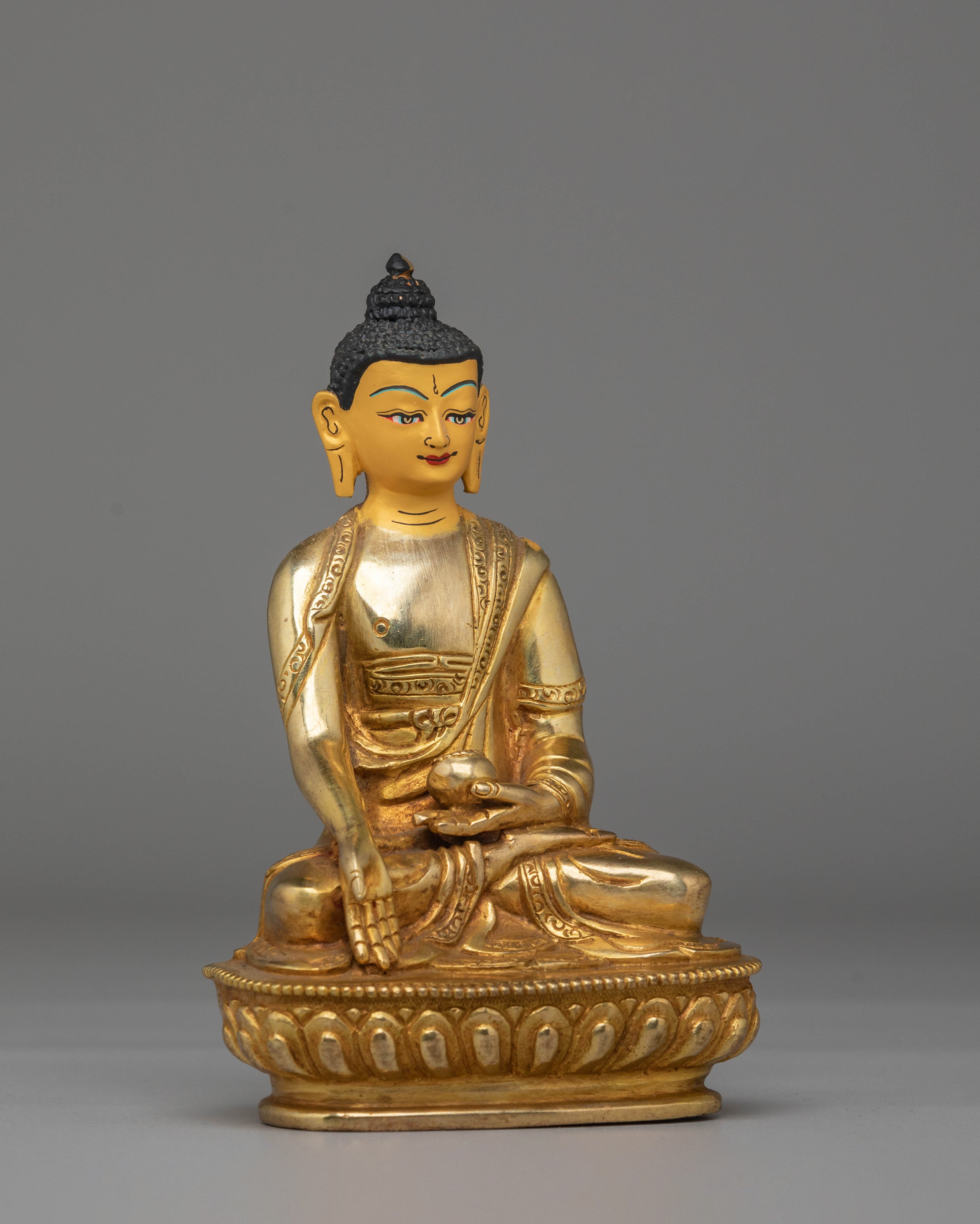 Handcrafted Ratnasambhava Copper Sculpture | Tibetan Copper Statue