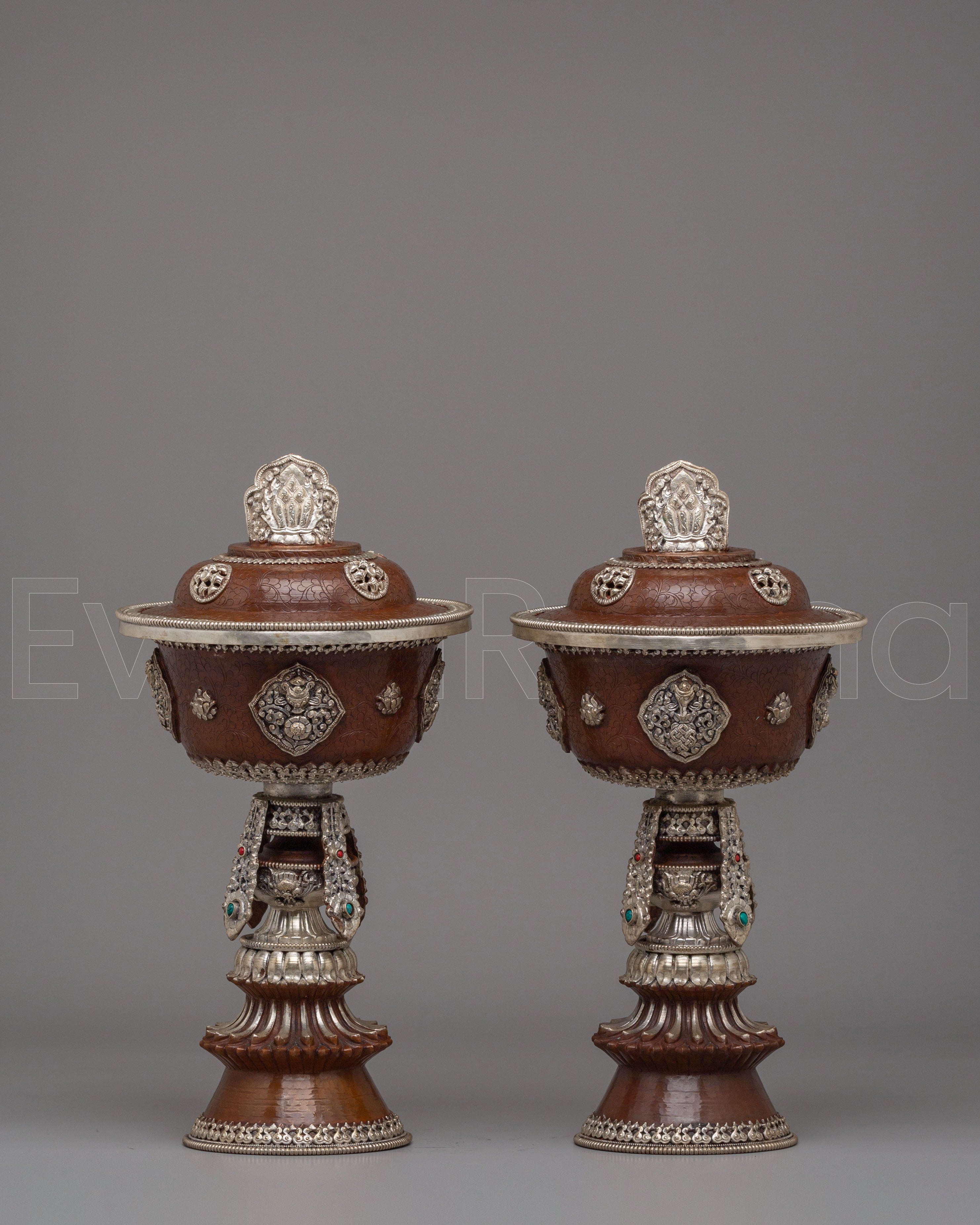 Buddhist Ritual Butter Lamp Set