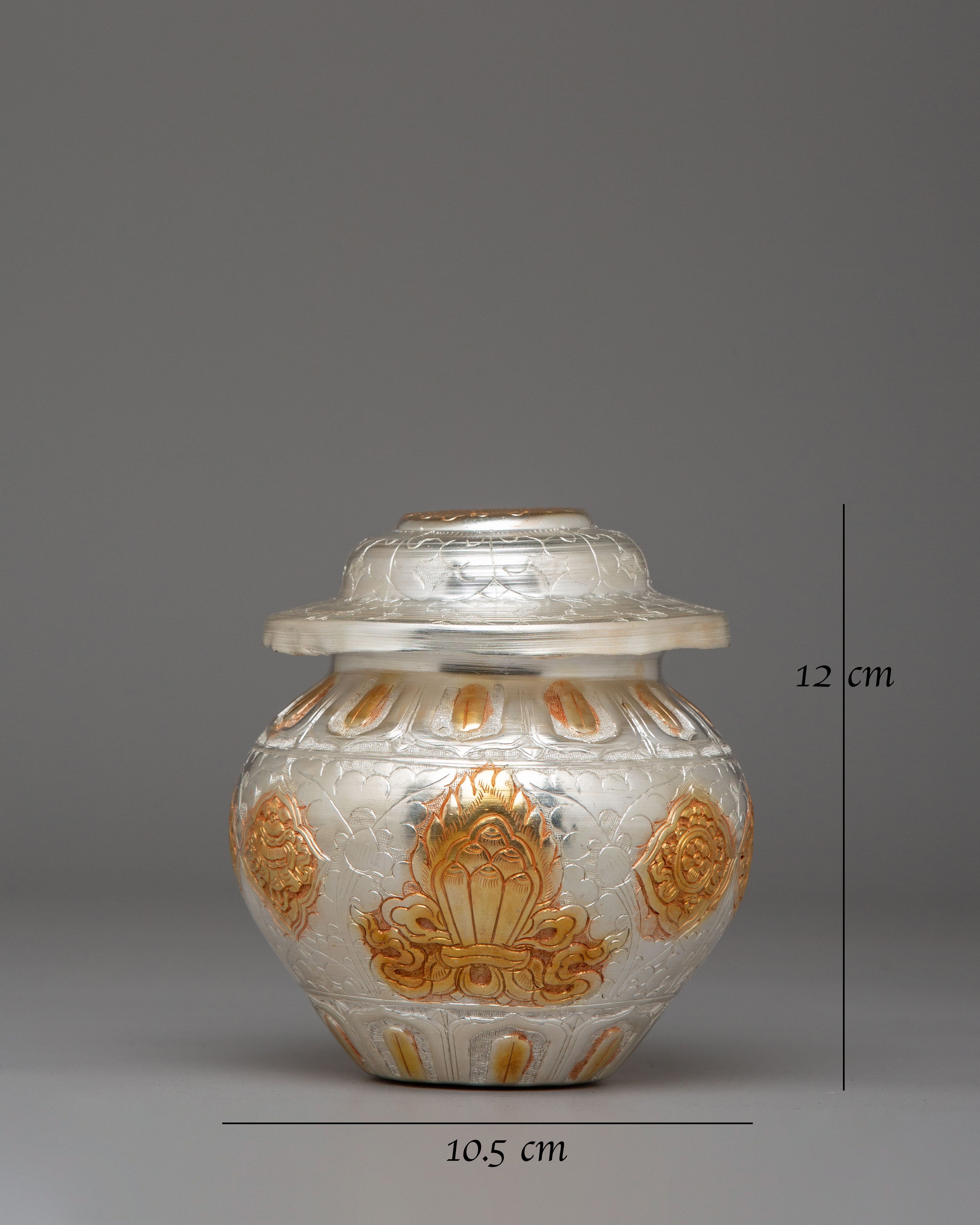 Buddhist Decor Kalasha | Sacred Offering Vessel
