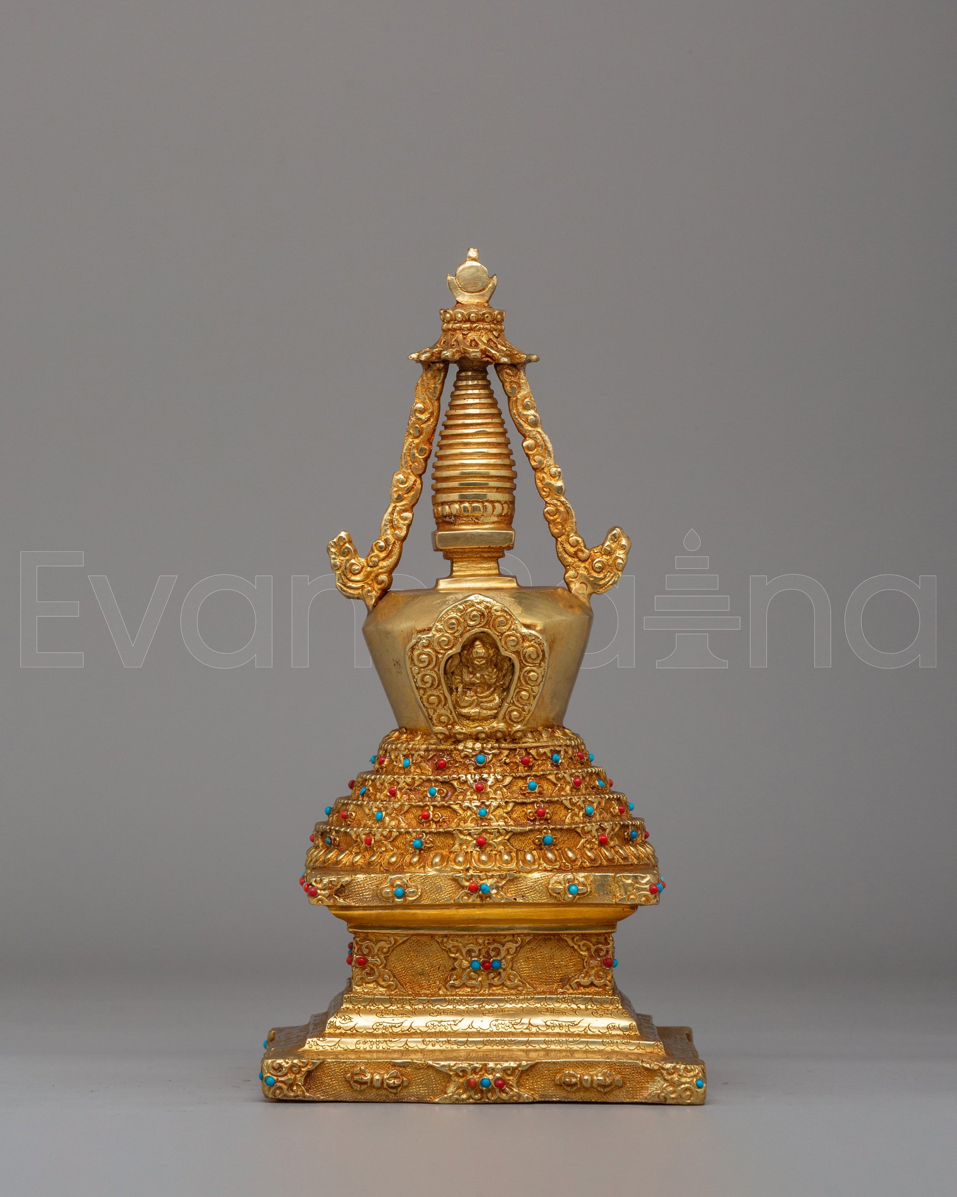 Handmade Lotus Blossom Stupa
