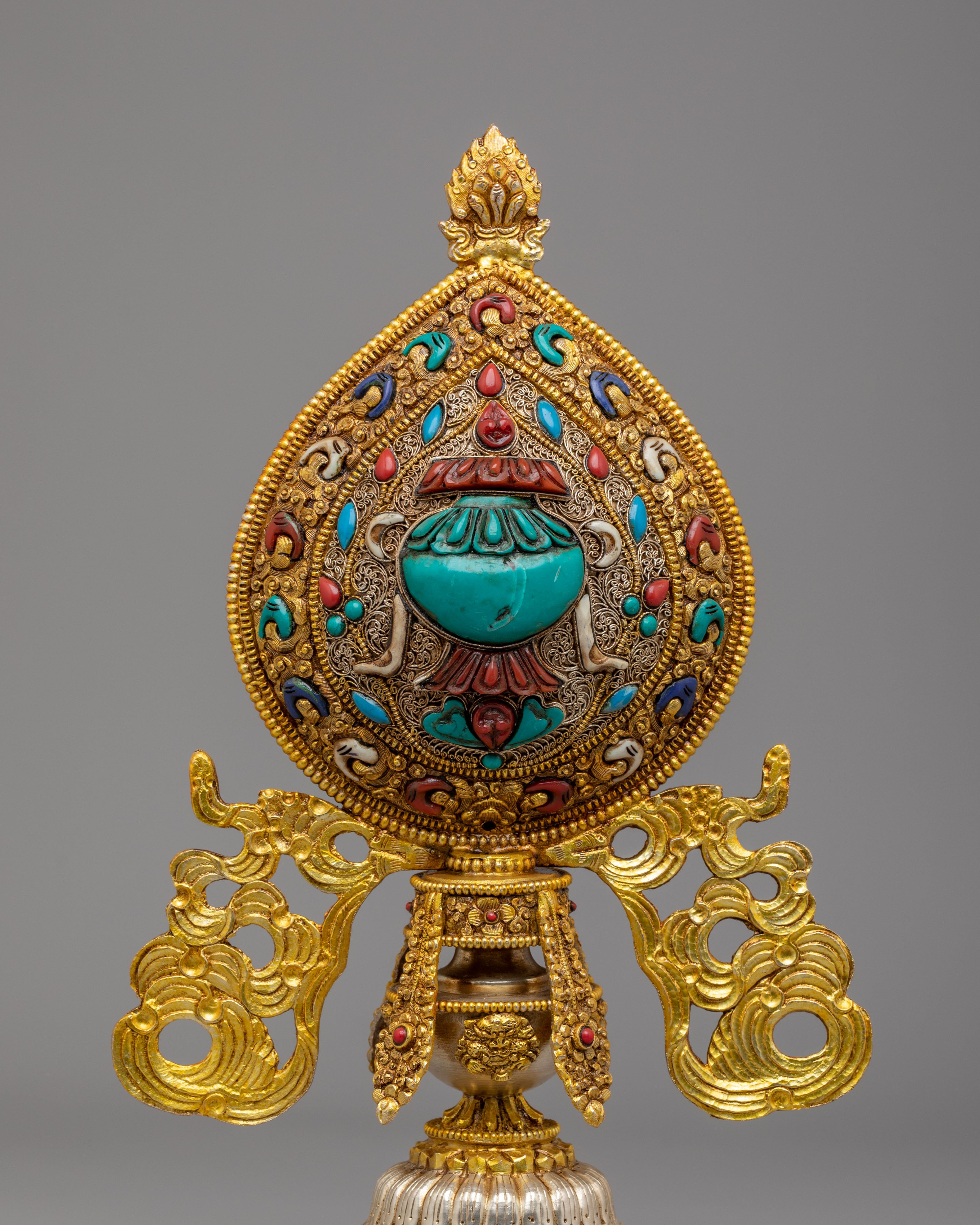 Ashtamangala Buddhist Symbol Set | Traditional Ritual Artwork