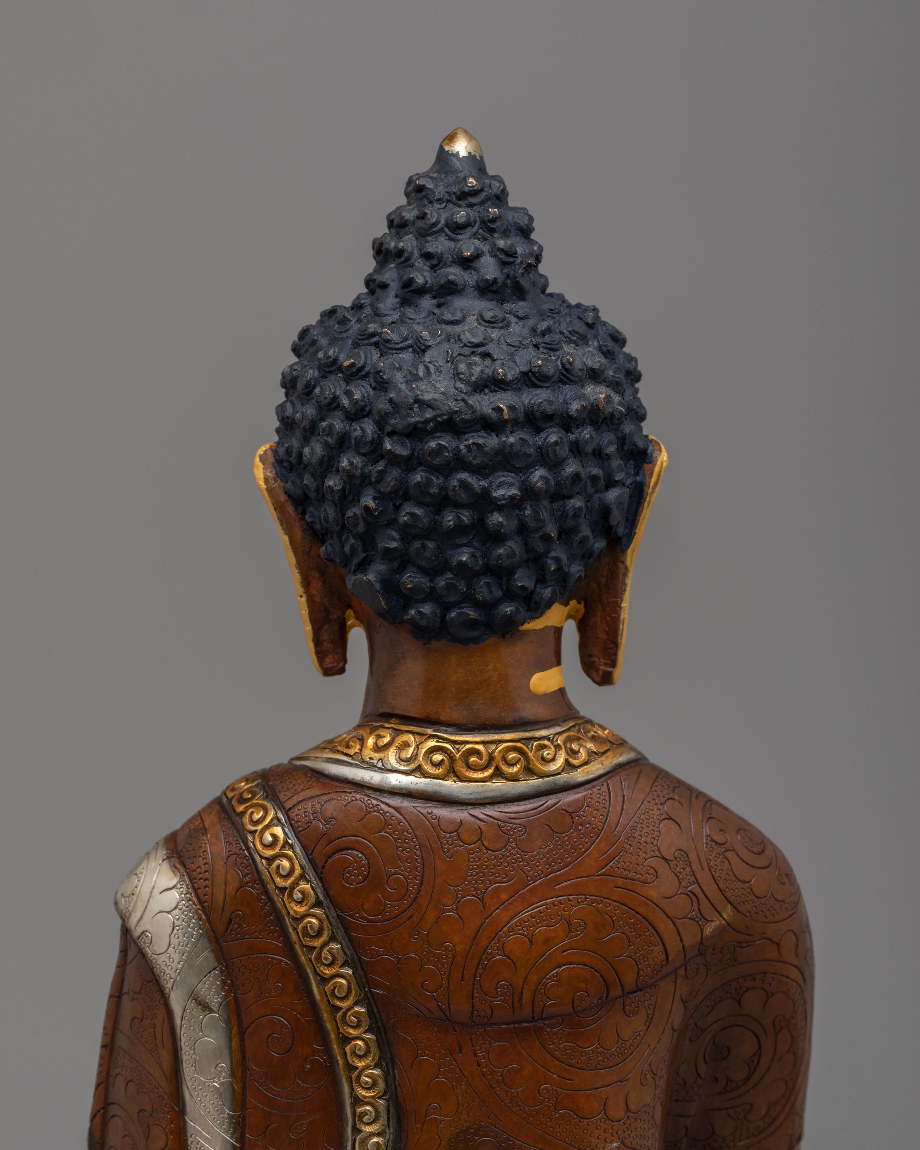 Amoghasiddhi Buddha Meditation Statue | Traditional Tibetan Artwork