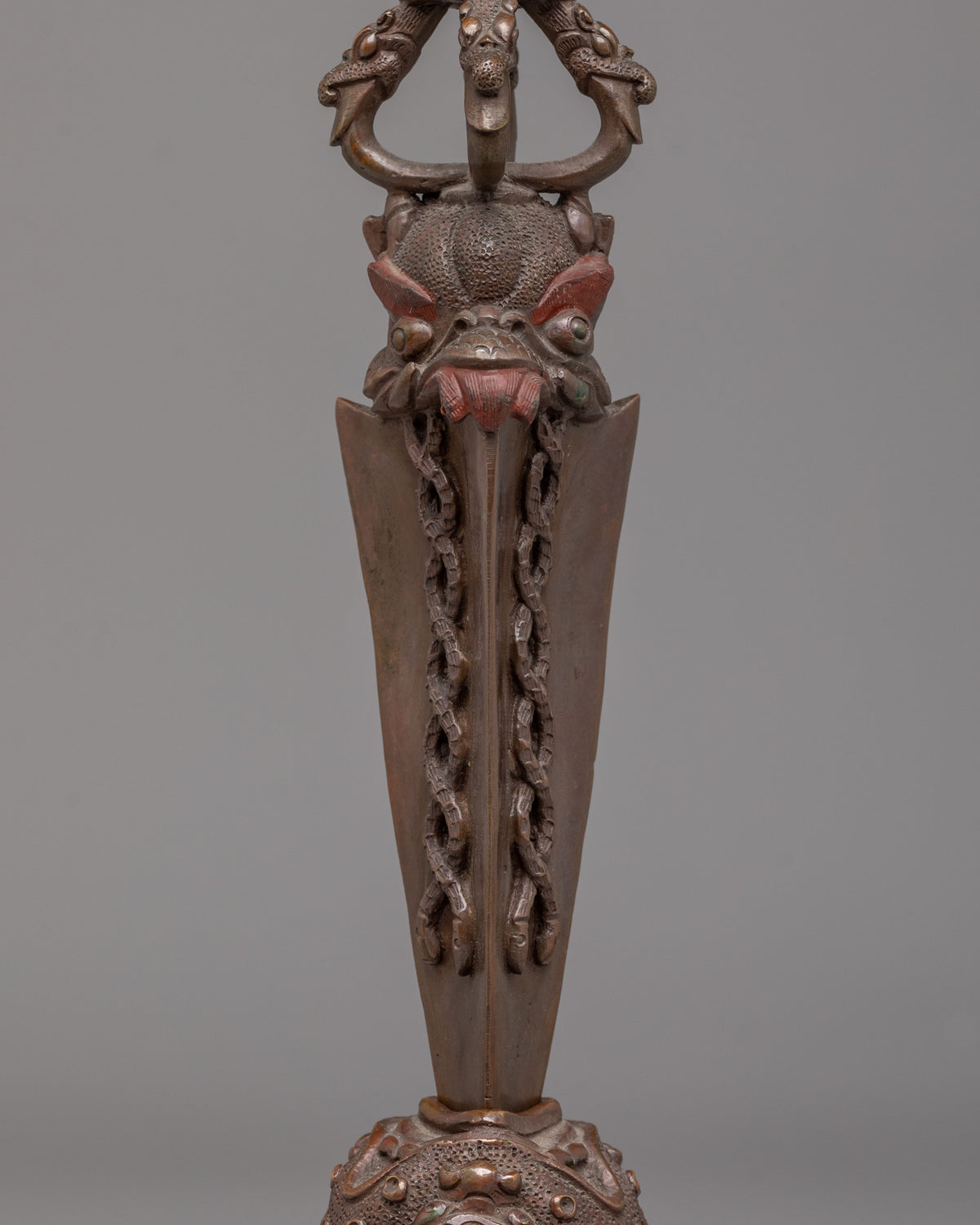 Himalayan Buddhist Ritual Phurba | Tibetan Dagger for Spiritual Protection
