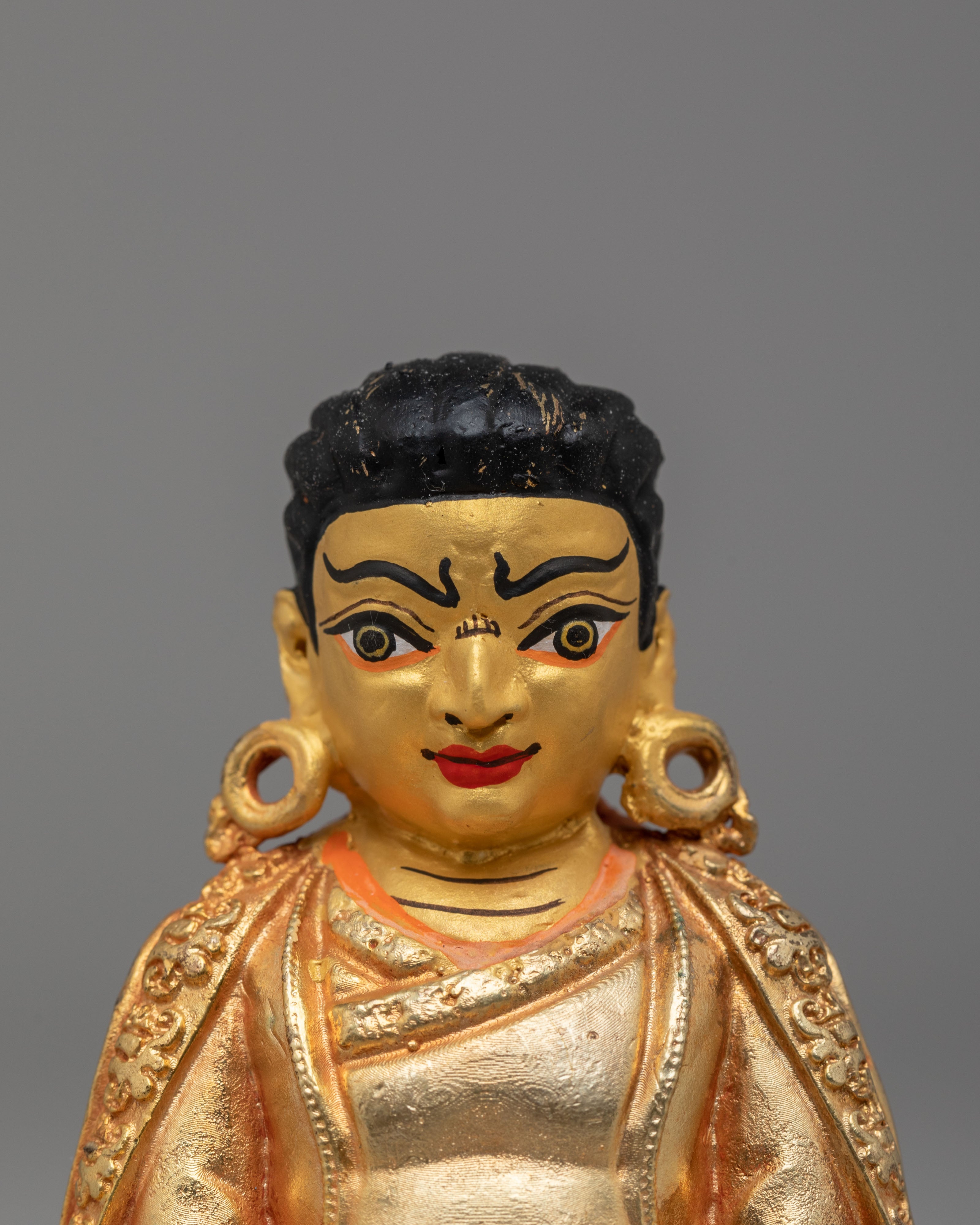 Sacred Buddhist Marpha Statue | Himalayan Spiritual Altar Artwork