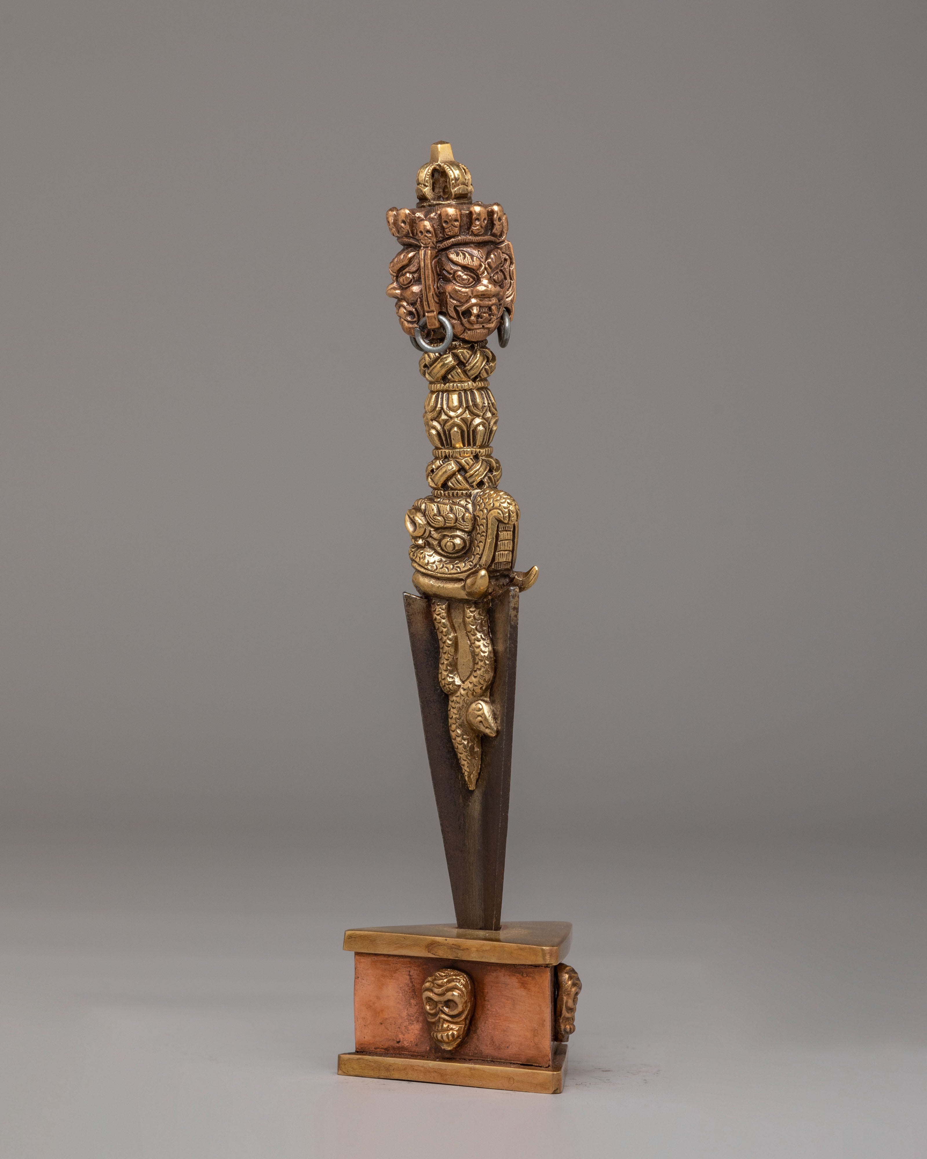 Sacred Tantric Phurba Ritual Knife | A Symbol of Power and Protection
