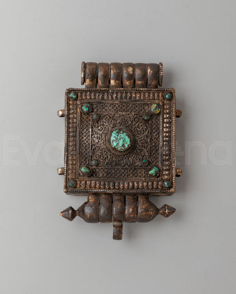 Himalayan Ghau Prayer Box Pendant
