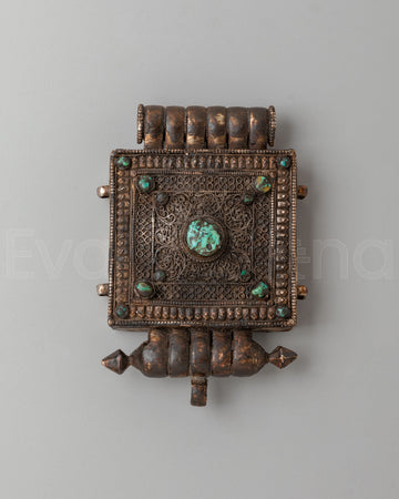 Himalayan Ghau Prayer Box Pendant