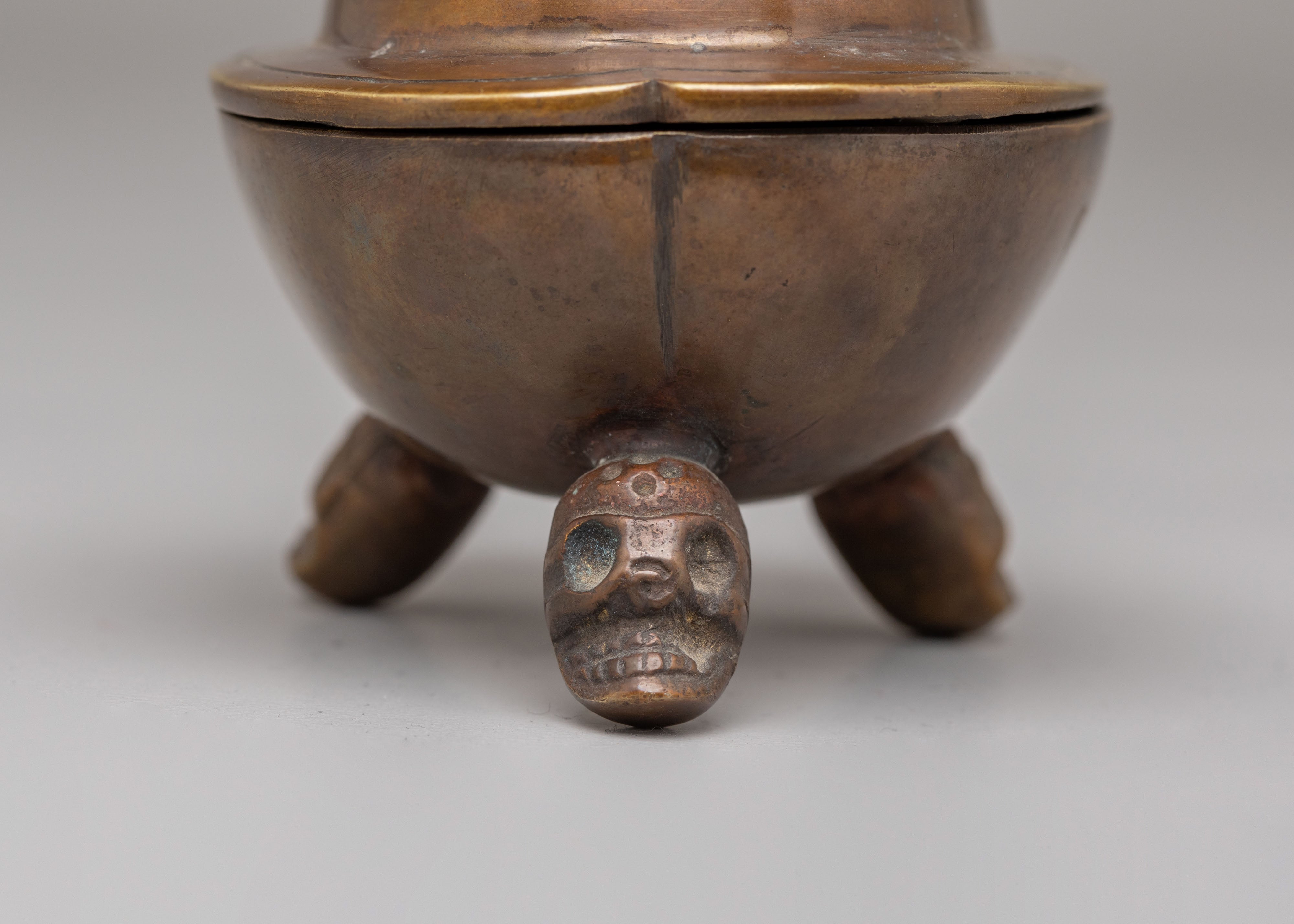 Handmade Kapala Ritual Bowl | Traditional Tibetan Offering Vessel