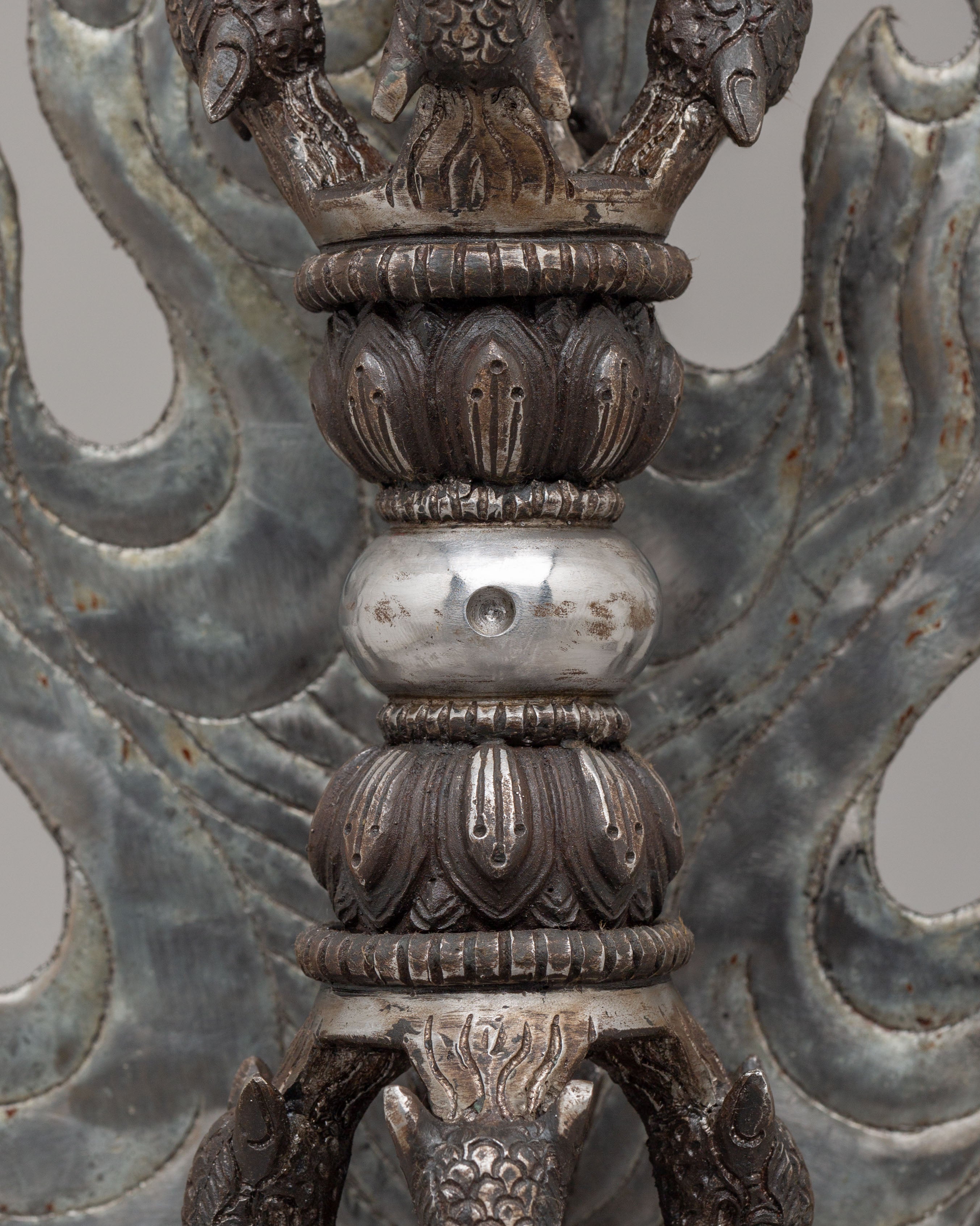 Tibetan Vajra with Flames | Spiritual Tool for Meditation & Protection