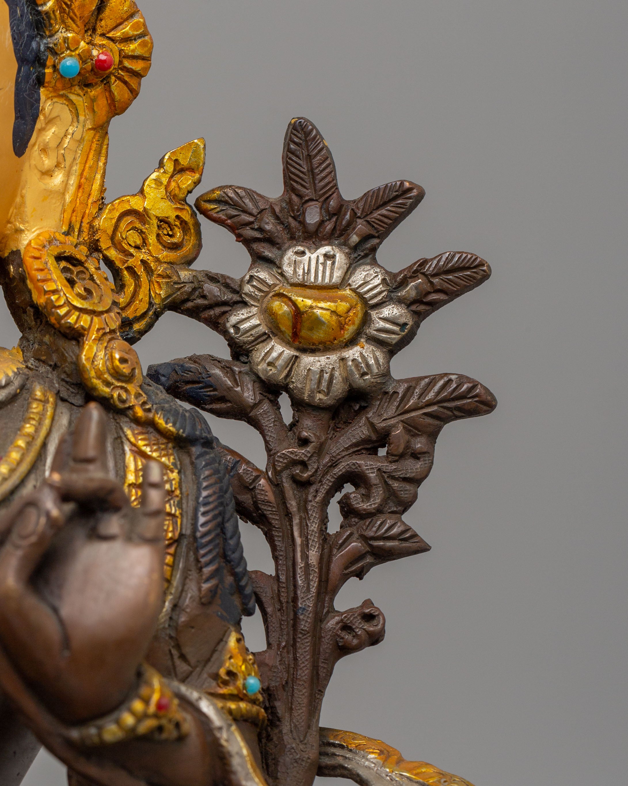 Tibetan Goddess Green Tara Statue | Handmade Artwork of Compassion