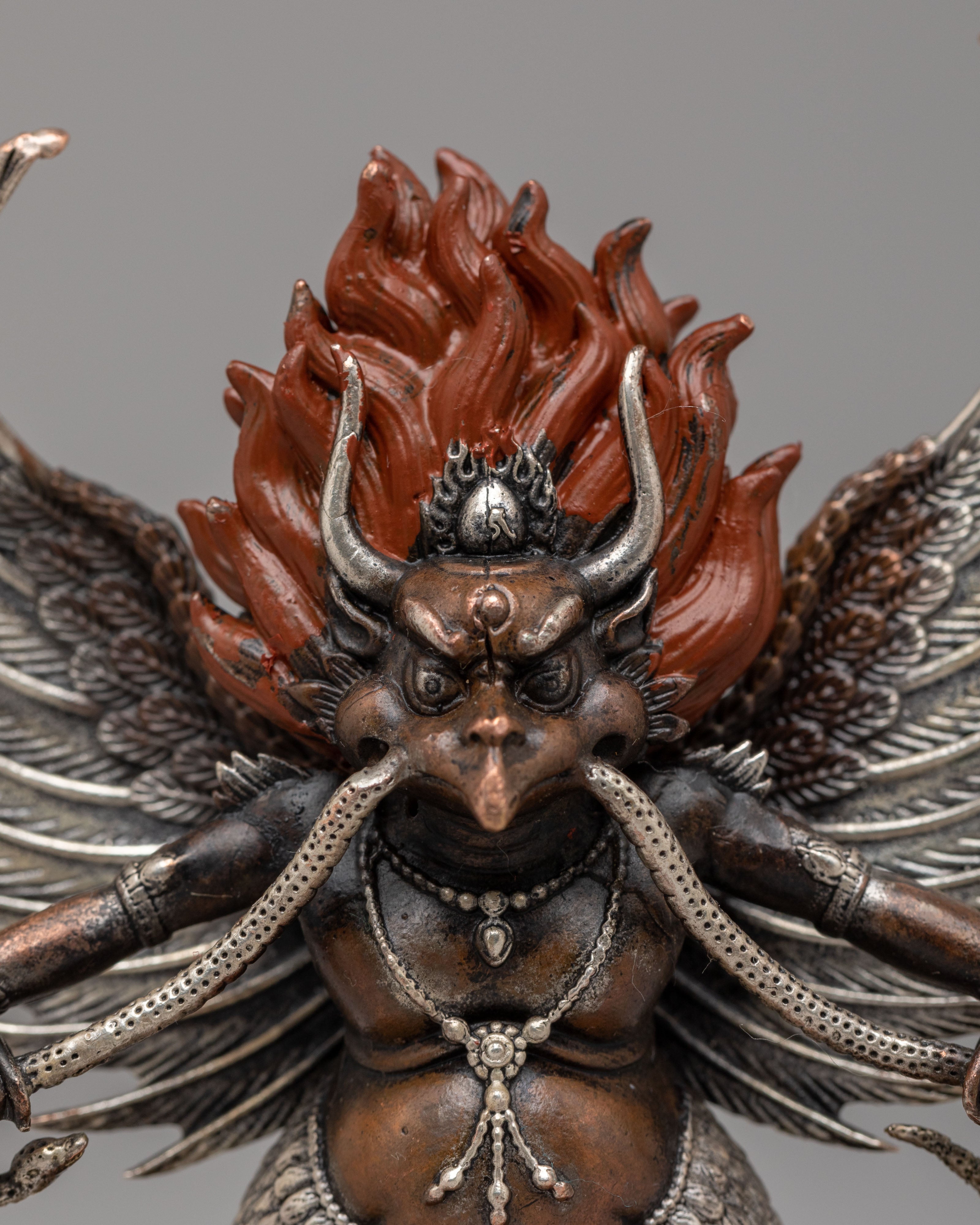 Sacred Garuda Statue | Tibetan Buddhist Protector Sculpture