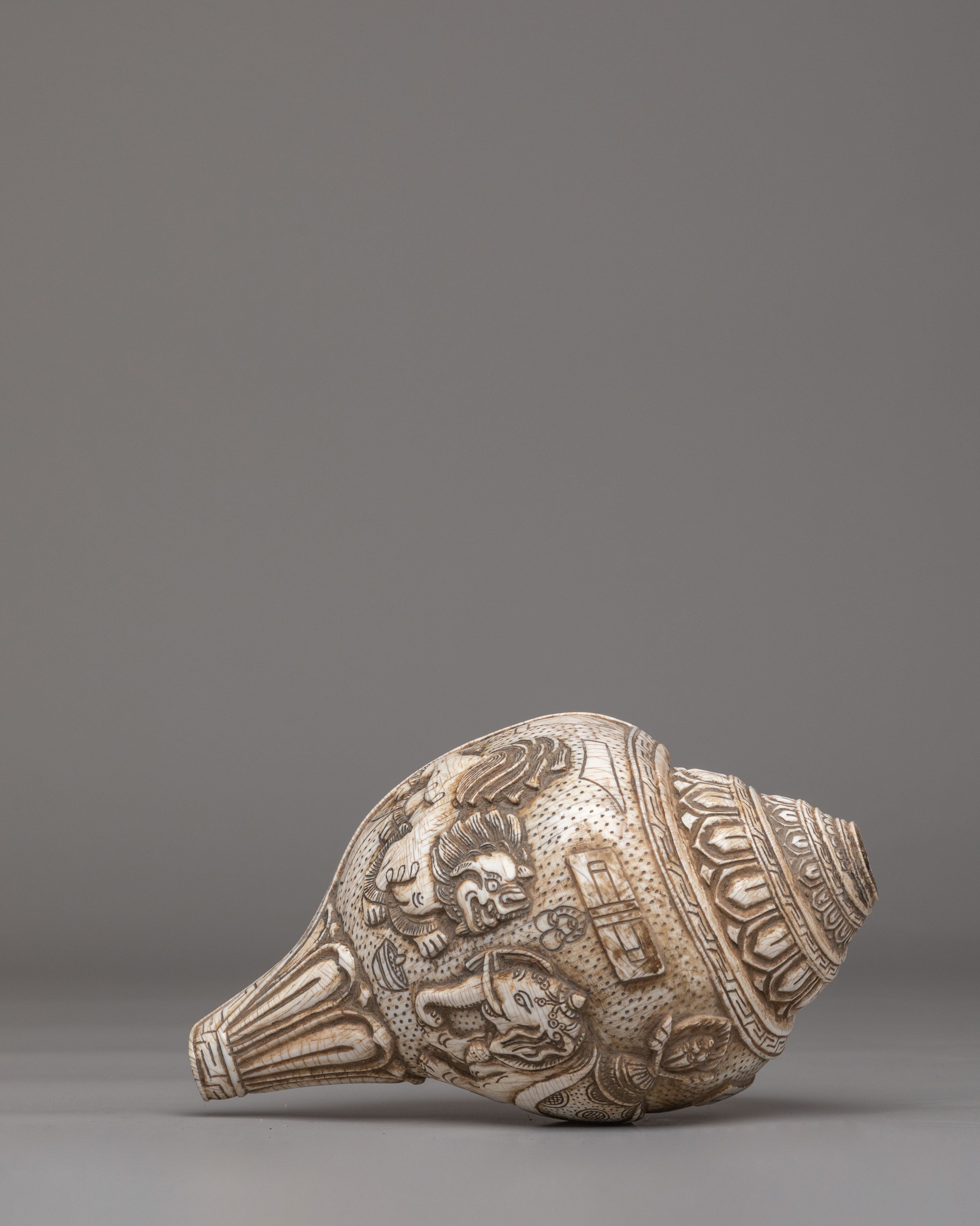 Traditional Ritual Conch | Tibetan Conch Shell for Ceremonies & Meditation