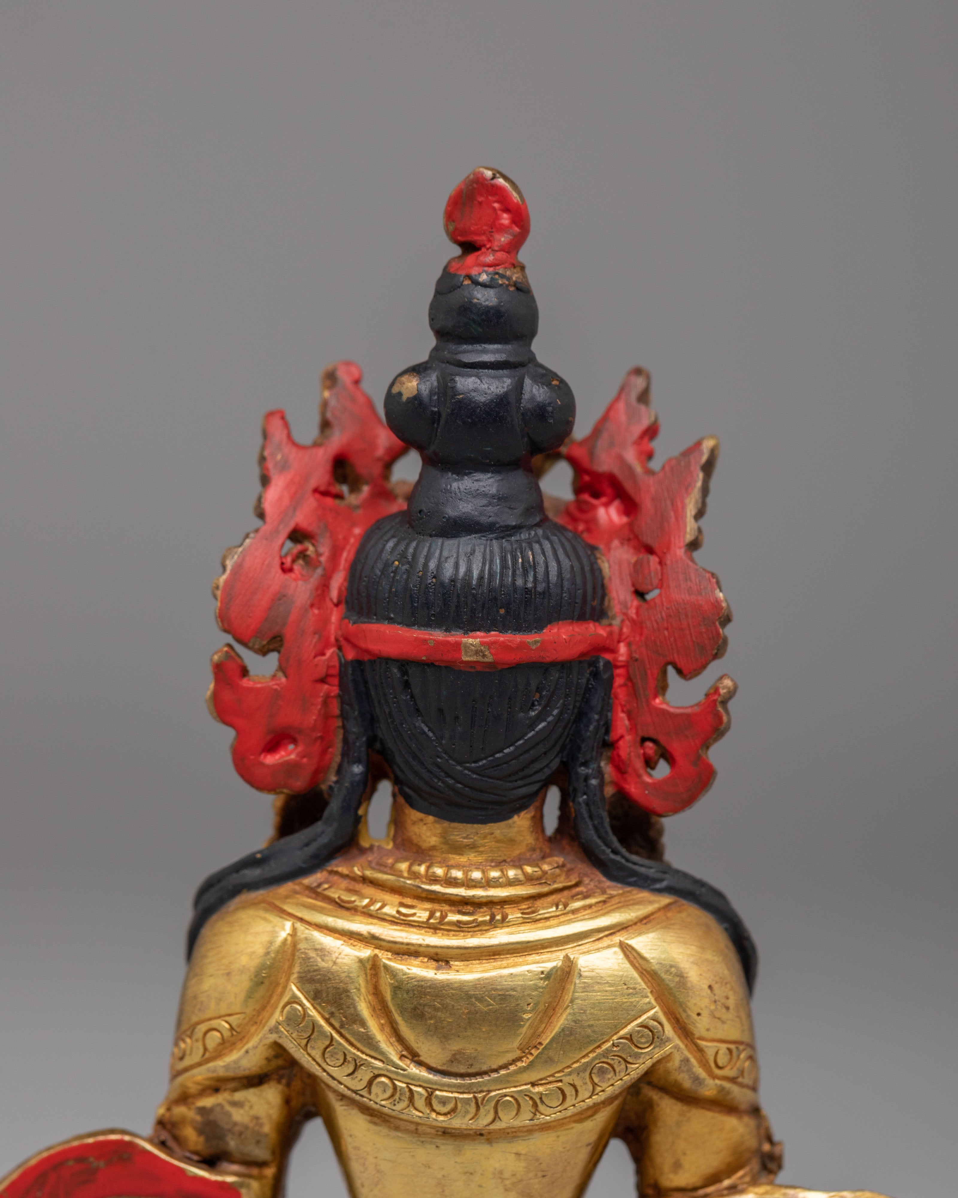 Sacred Amitayus Buddha Sculpture | Spiritual Home Decor