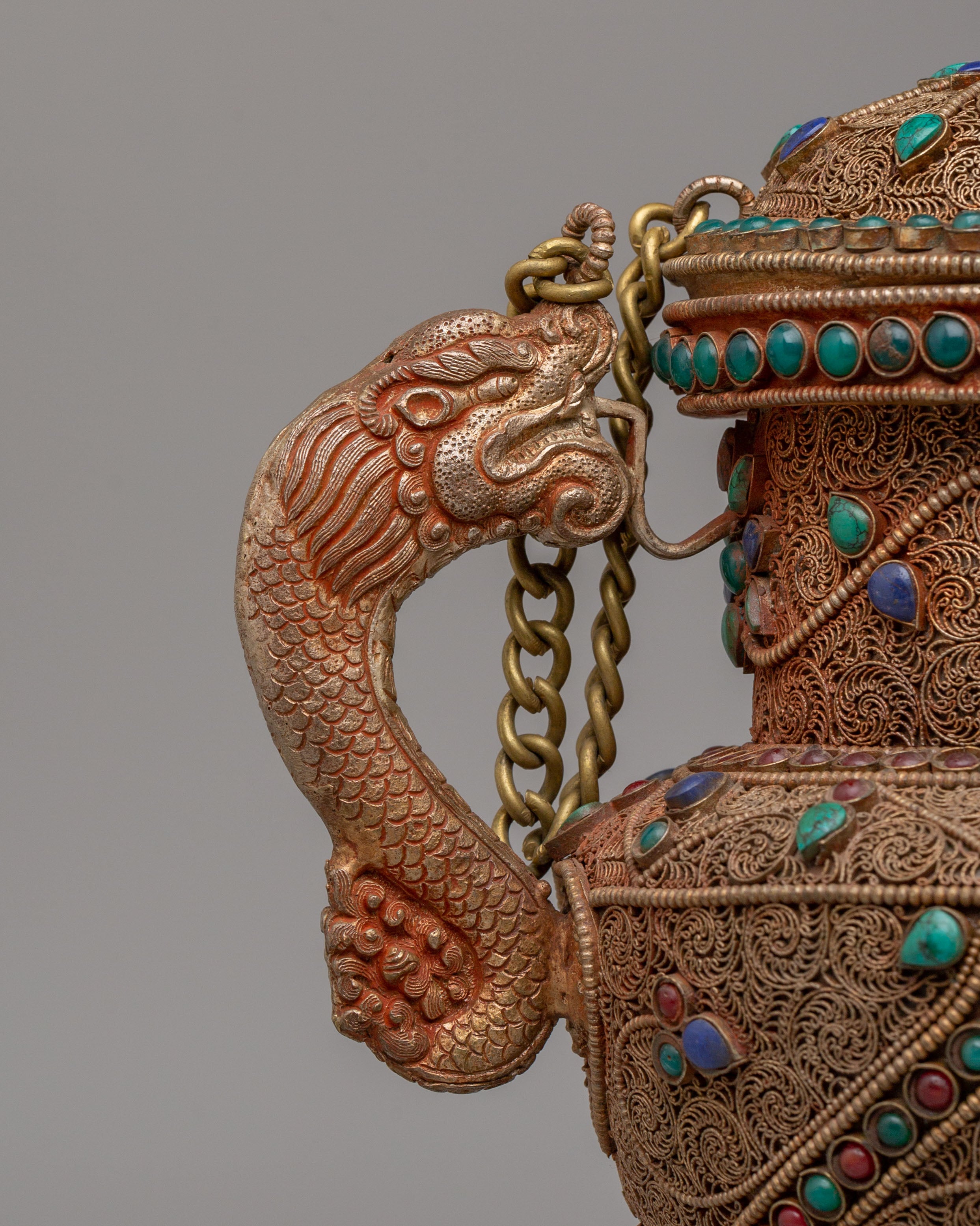 Himalayan Filigree Tea Pot | Decorative Artwork