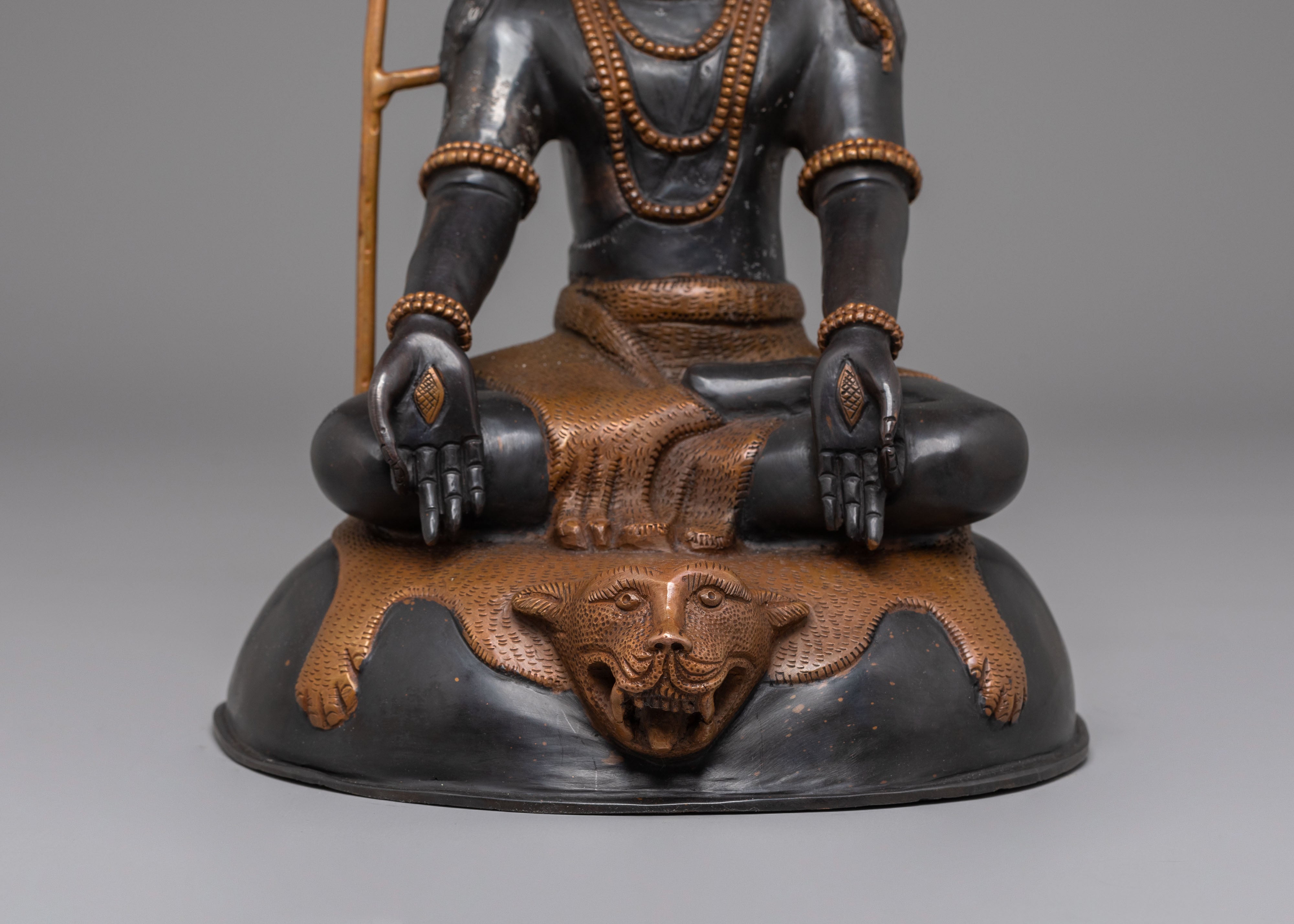 Spiritual Shiva Sculpture | Hindu God Idol For Meditation & Decor